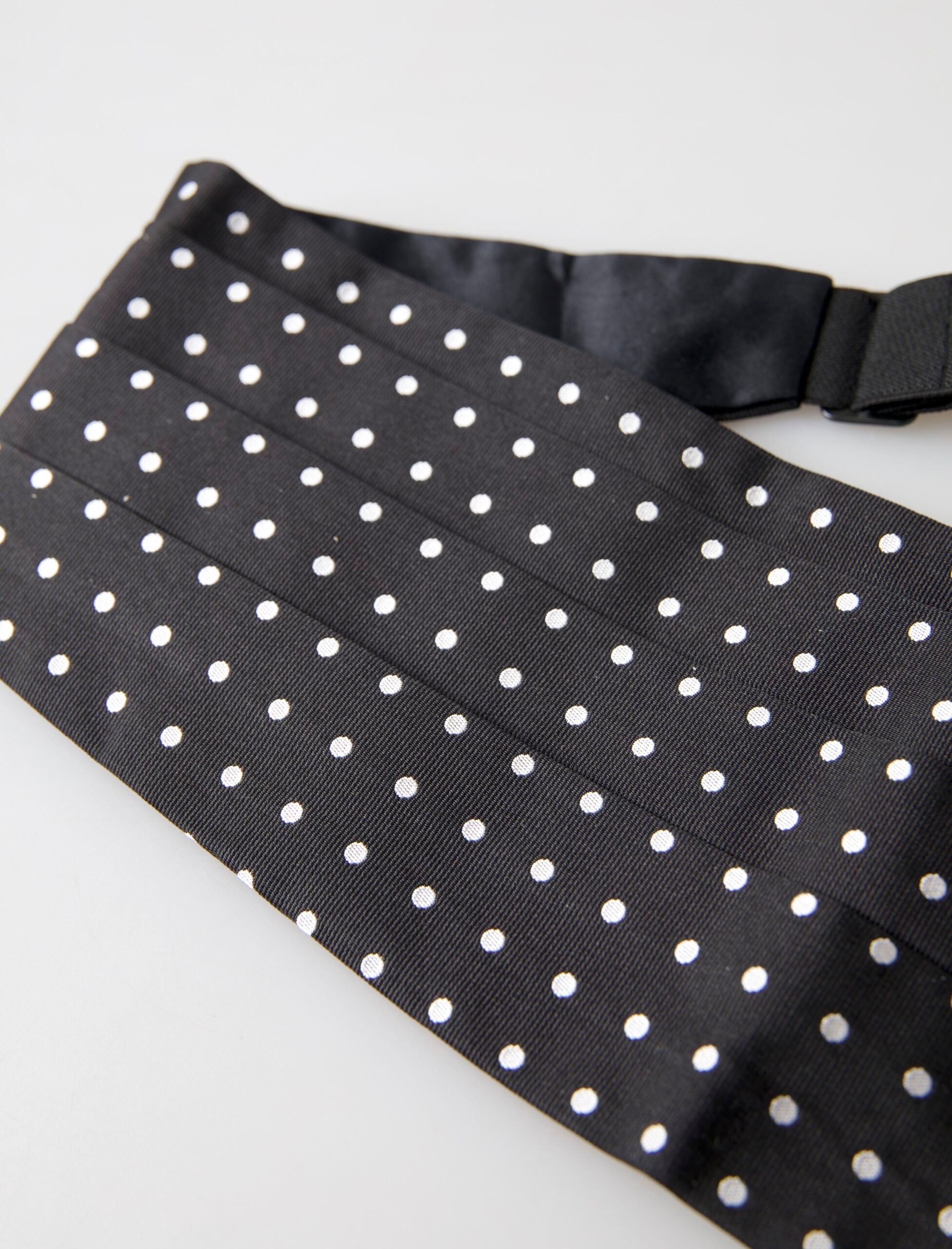 Ceinture DOLCE & GABBANA à pois noirs et blancs