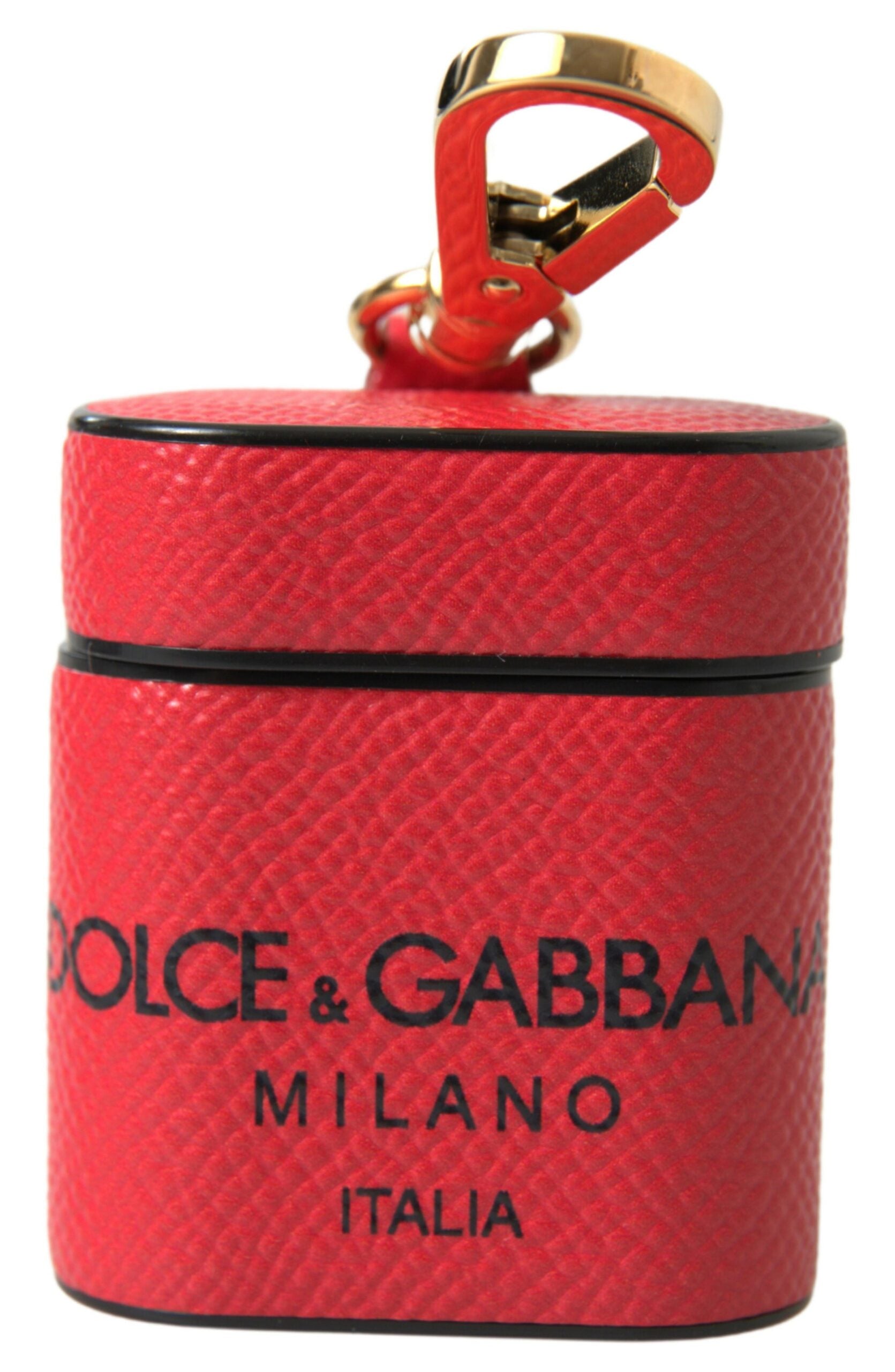 Étui Airpods Dolce & Gabbana rouge noir