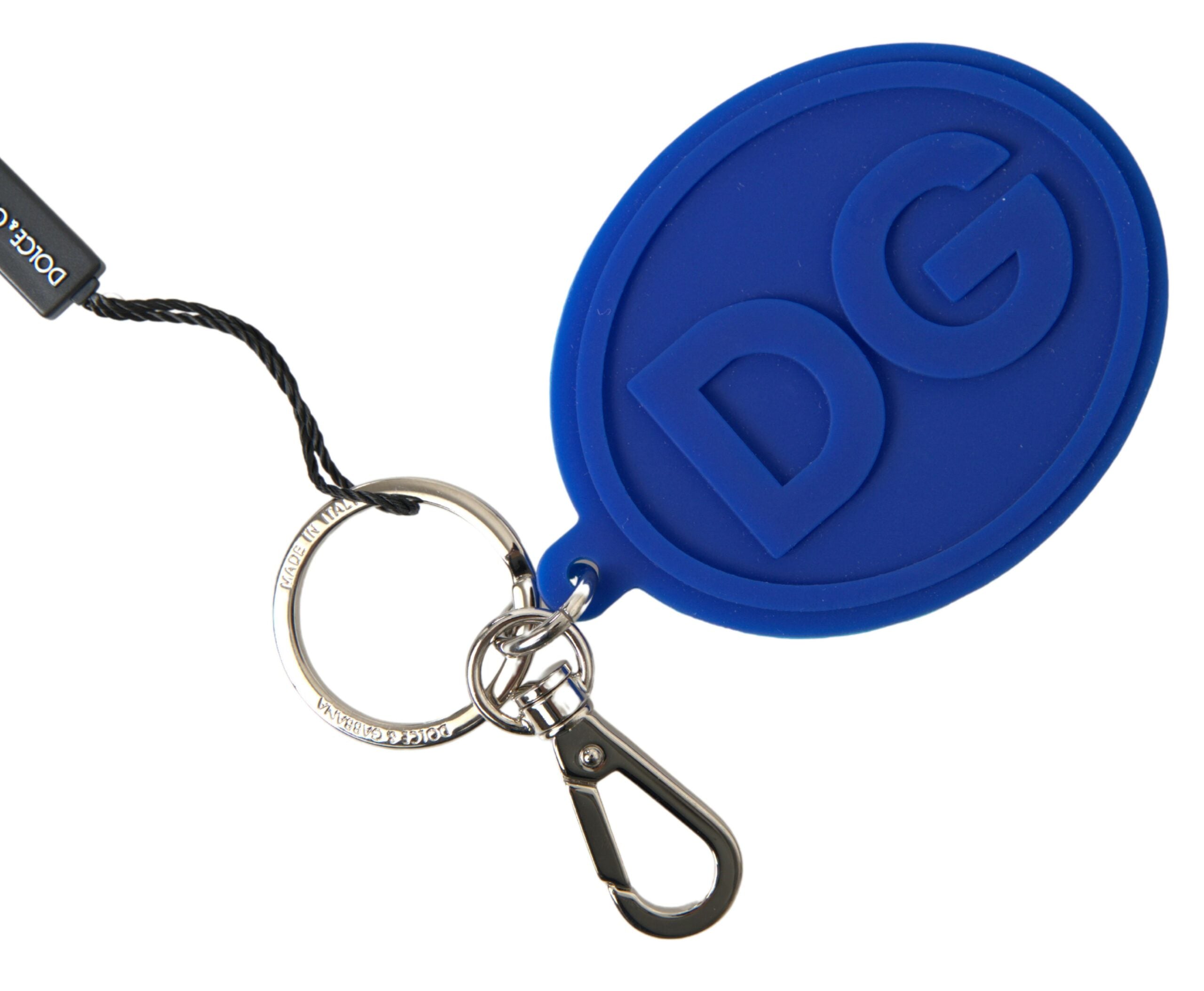 Porte-clés Dolce & Gabbana bleu argent