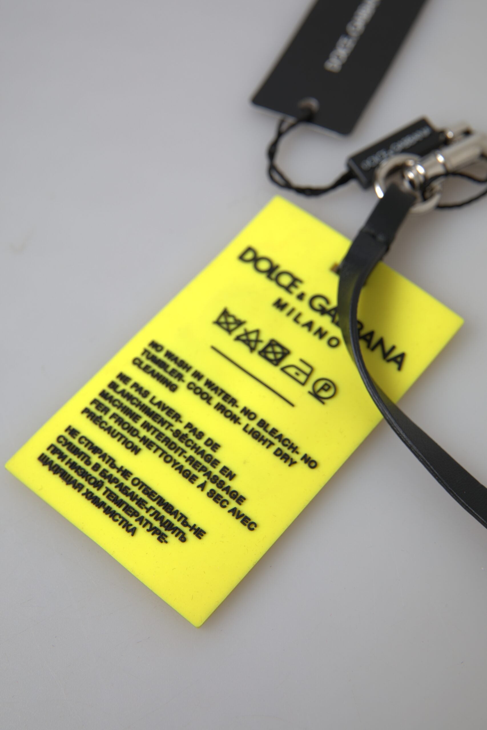 Porte-clés Dolce & Gabbana jaune