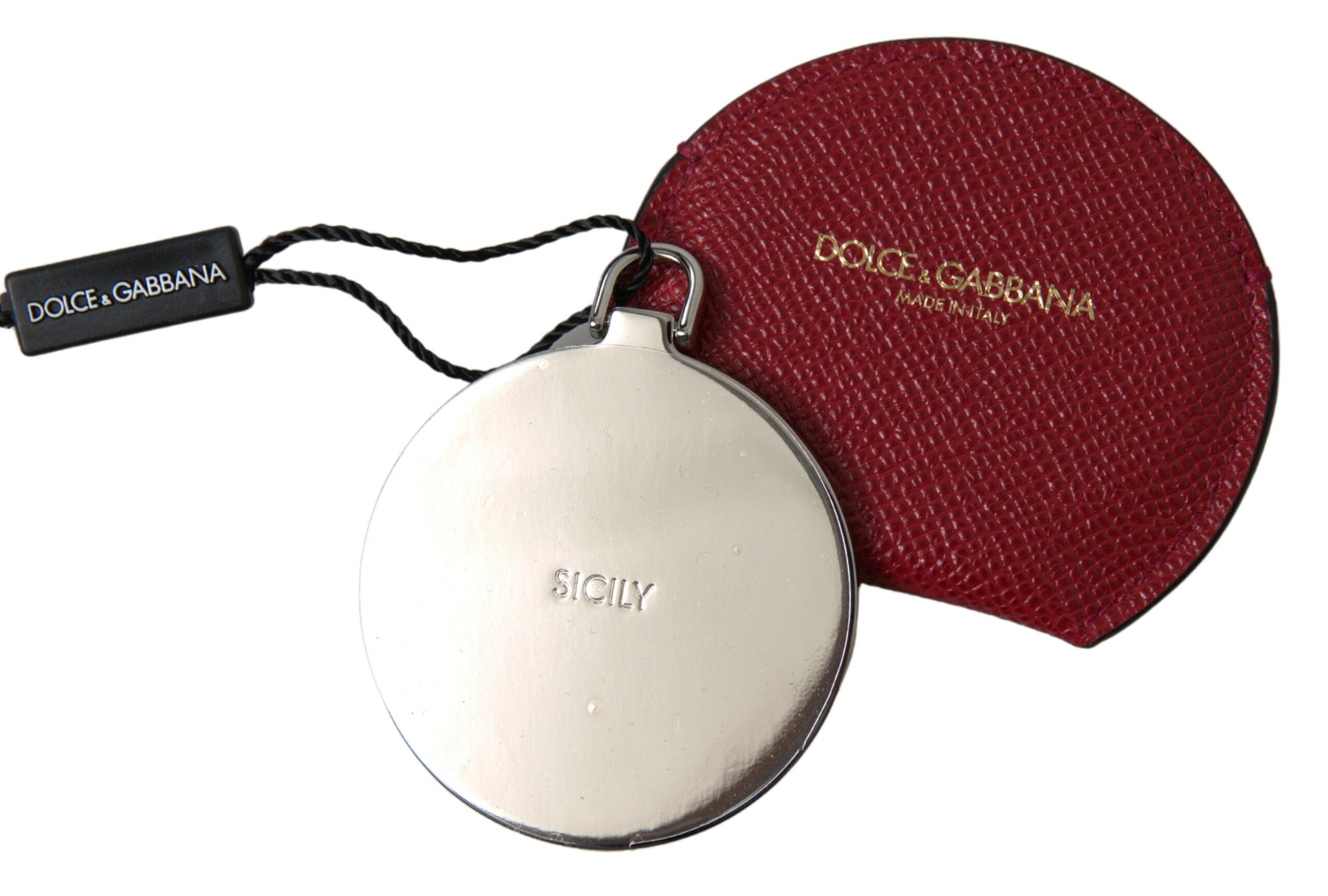 Miroir à main Dolce & Gabbana rouge
