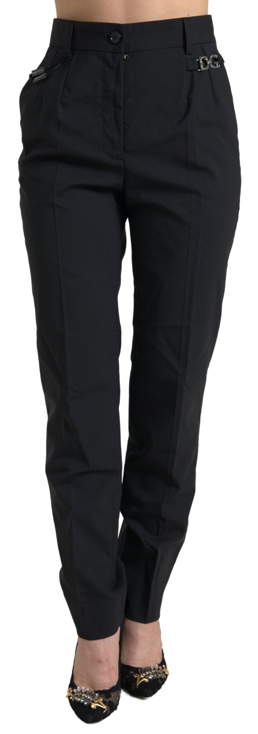 Pantalons Dolce & Gabbana tapered noirs
