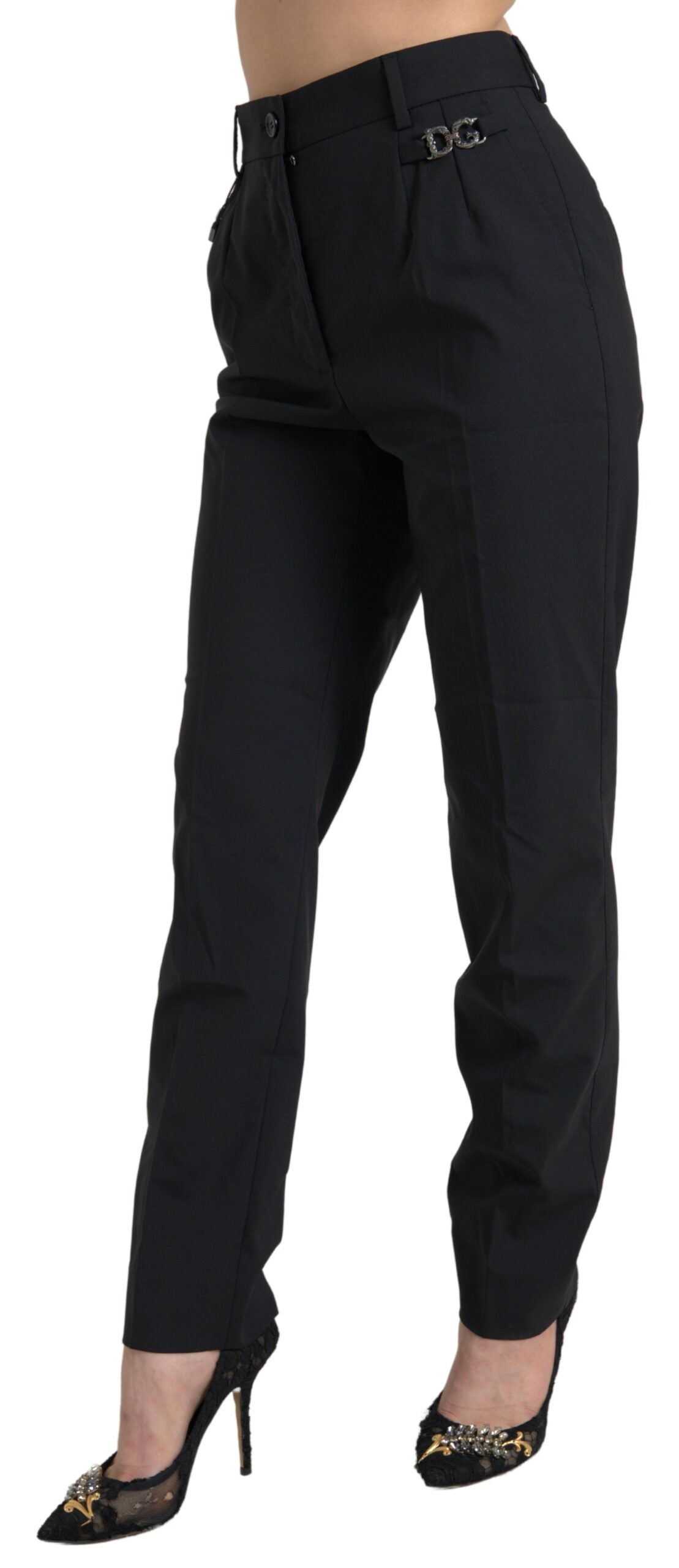 Pantalons Dolce & Gabbana tapered noirs