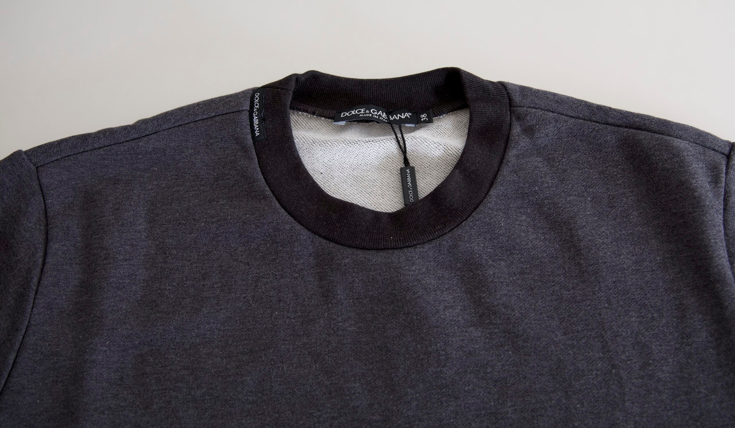 Pull DOLCE & GABBANA Crew neck gris foncé