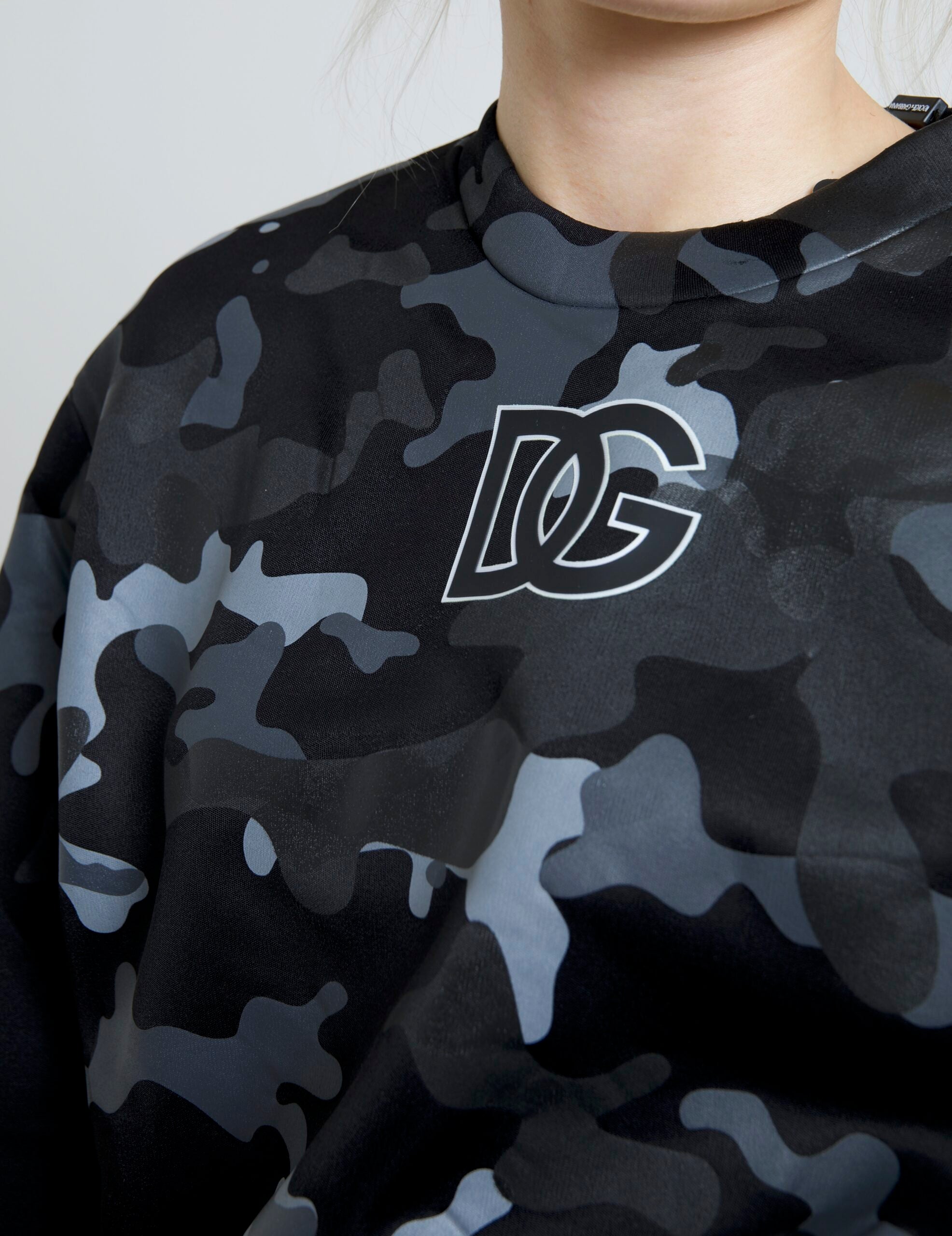 Sweatshirt Dolce & Gabbana camouflage noir