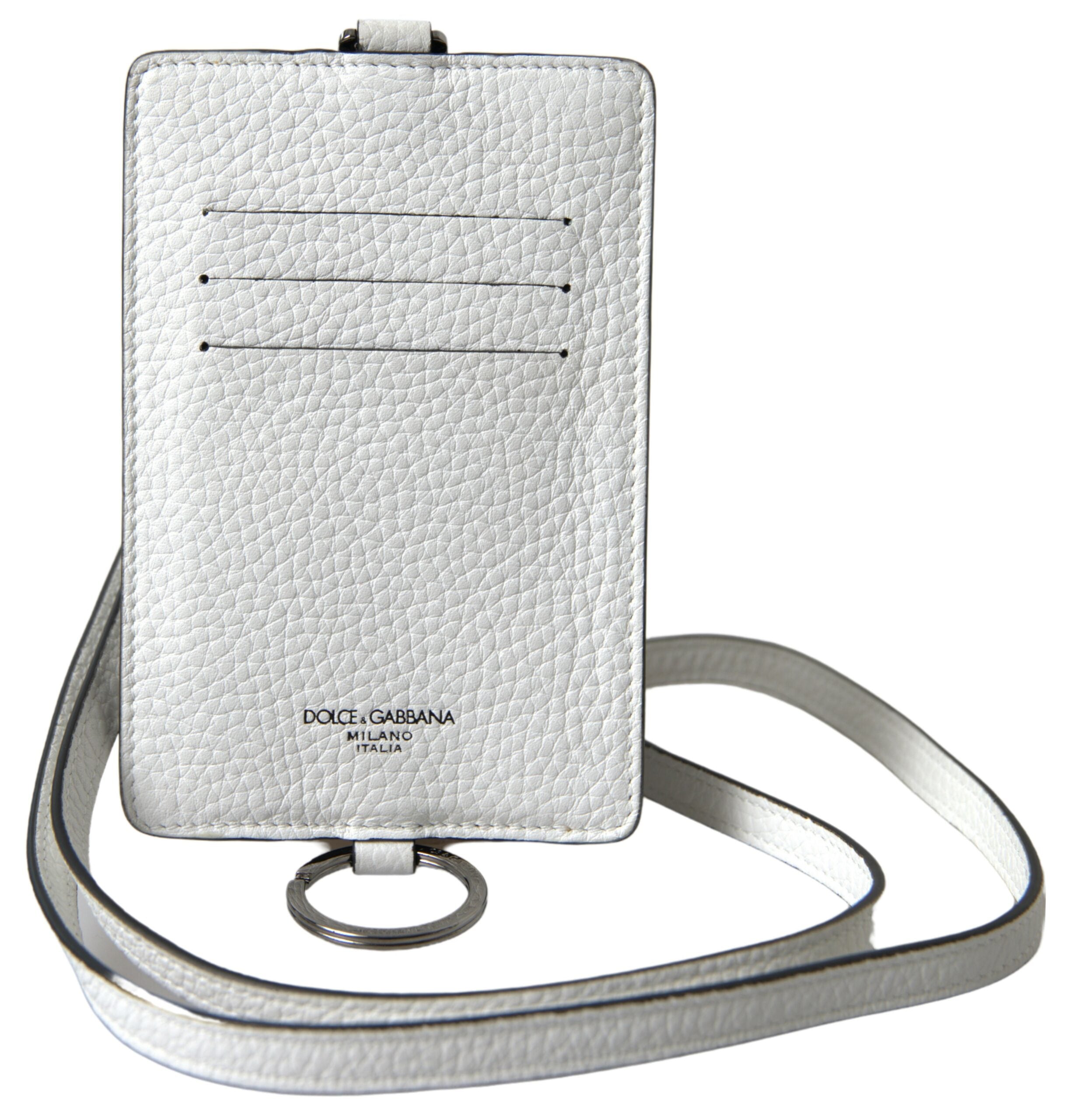 Portefeuille Dolce & Gabbana blanc