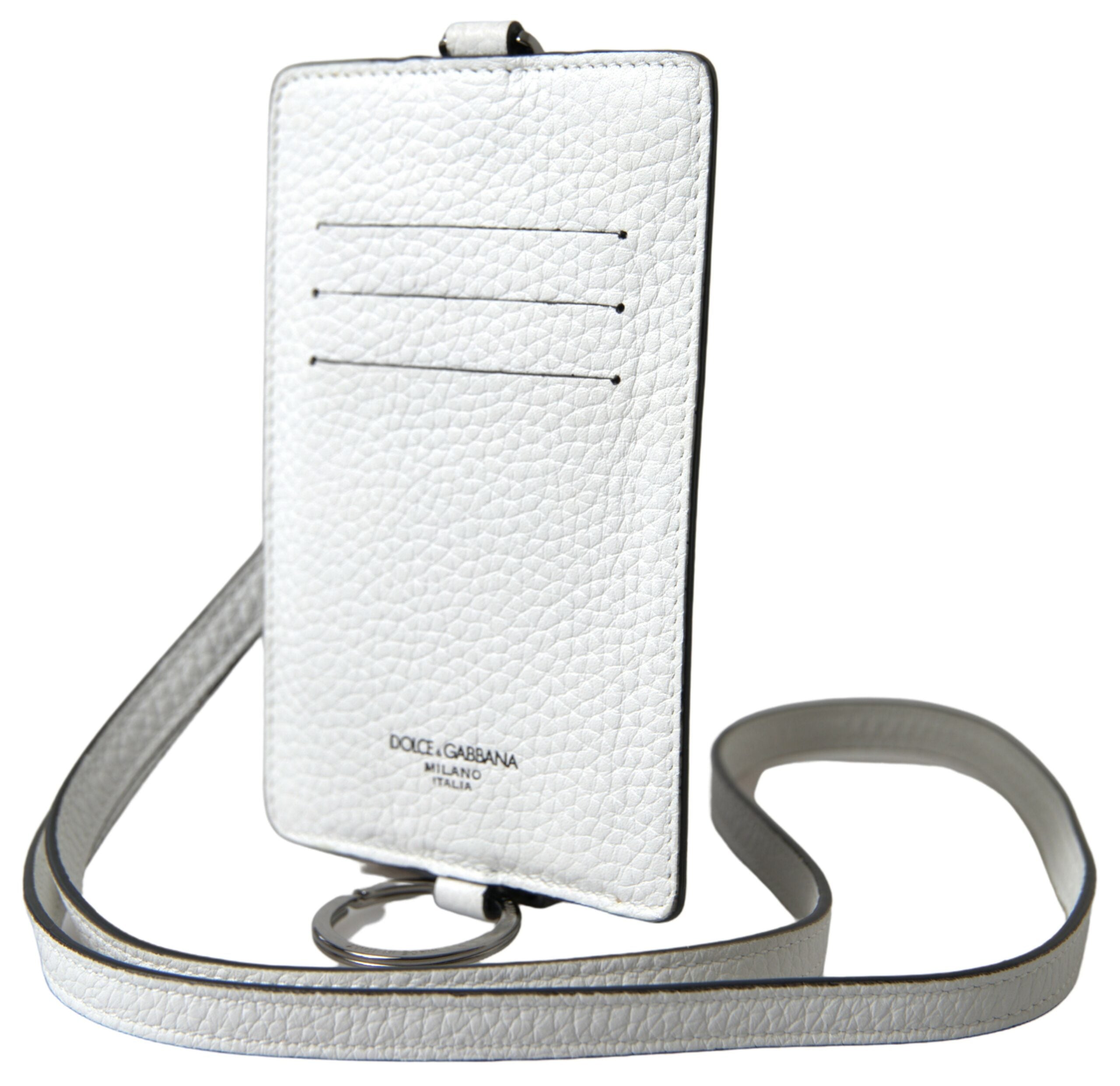 Portefeuille Dolce & Gabbana blanc