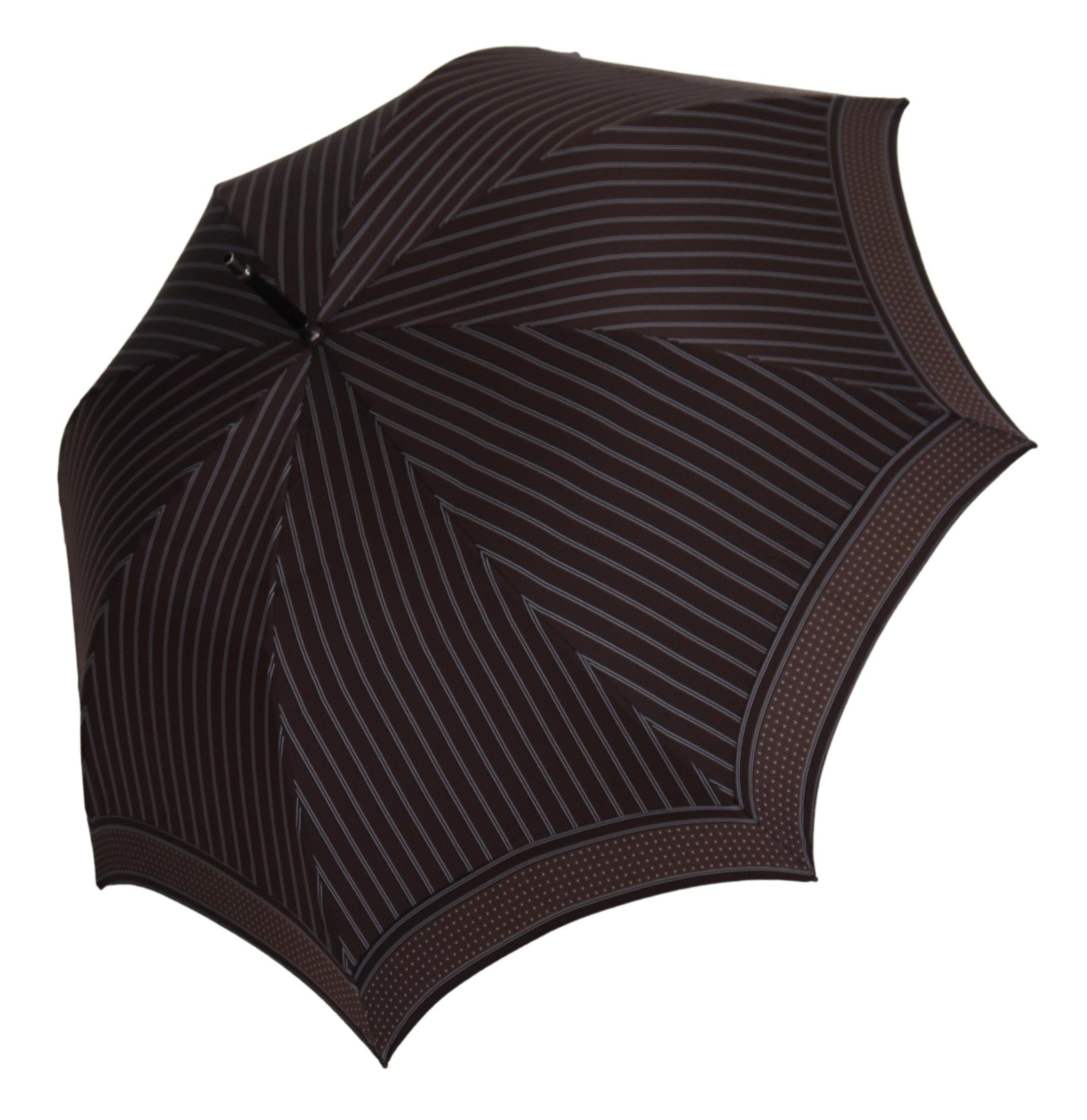 Parapluie Dolce & Gabbana rayé marron
