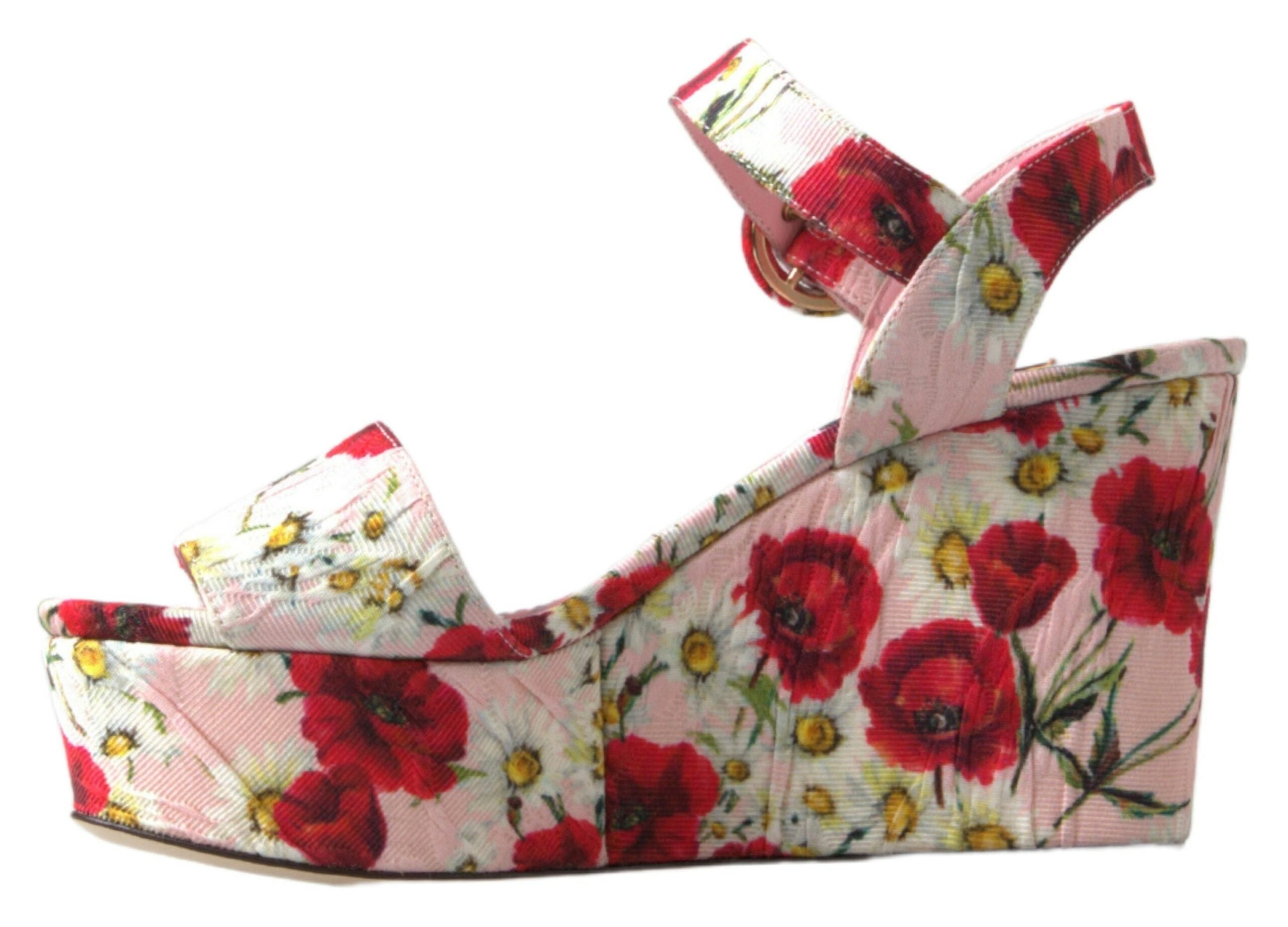 Sandales Dolce & Gabbana multicolores floral