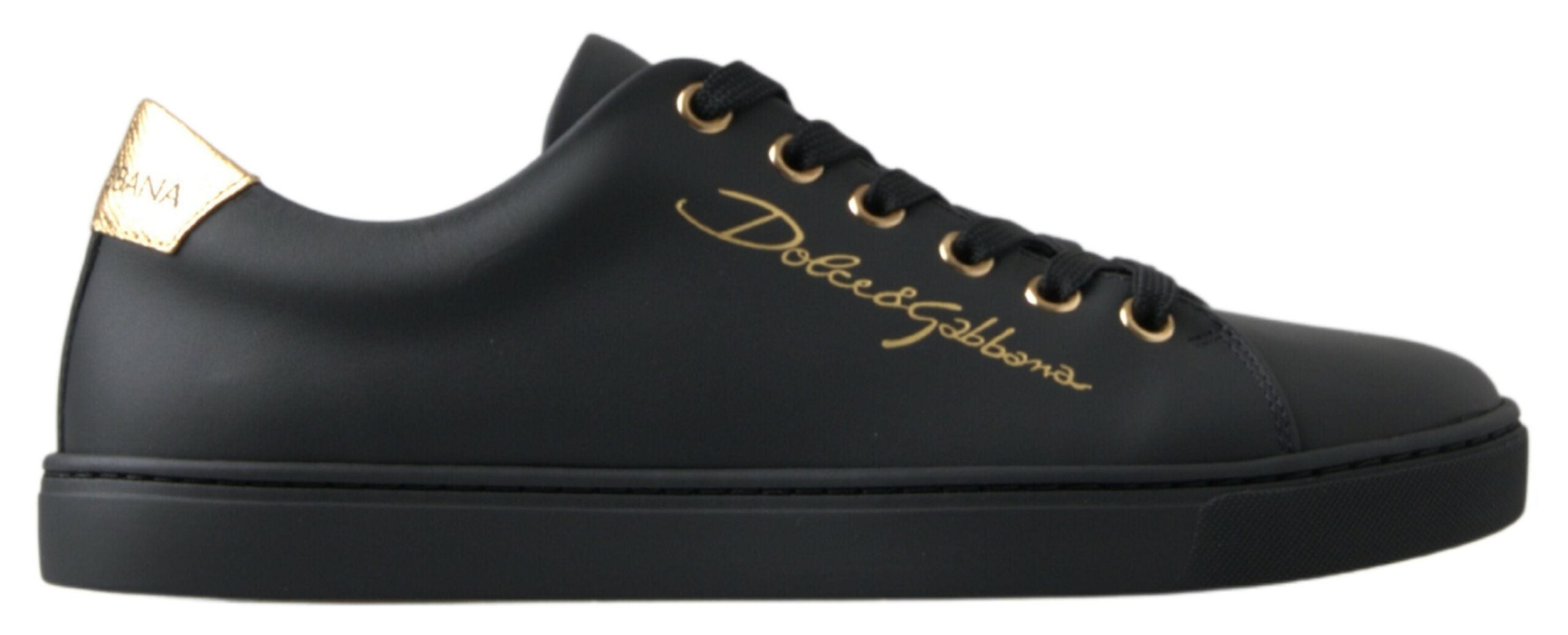Baskets Dolce & Gabbana Classic noires et dorées