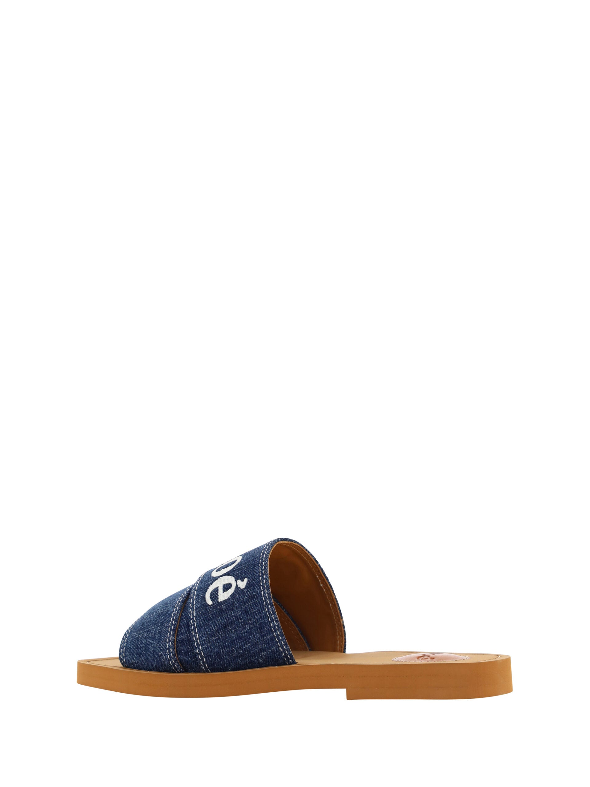 Sandales Chloé Woody bleues