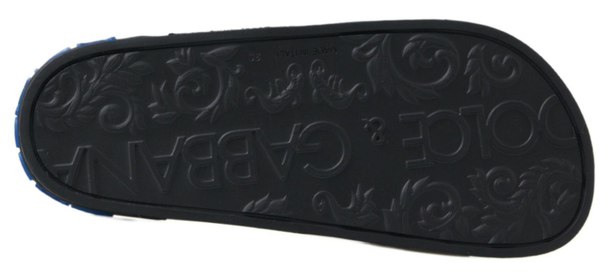 Sandales Dolce & Gabbana Saint Barth noires