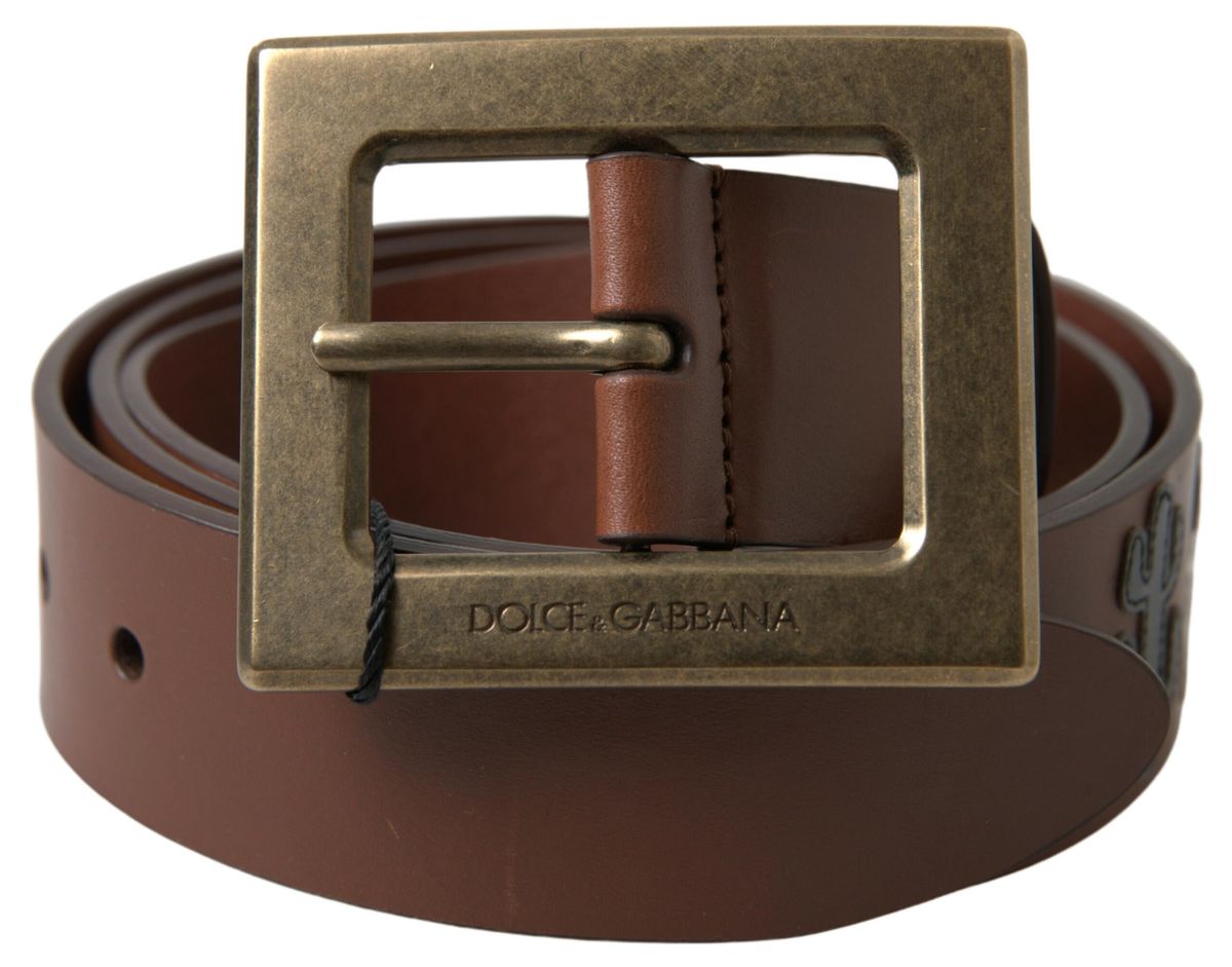 Ceinture Dolce & Gabbana marron
