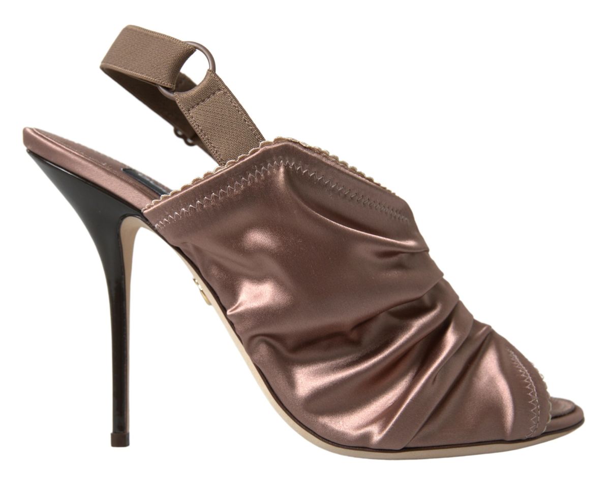 Escarpins Dolce & Gabbana Slingback marron clair