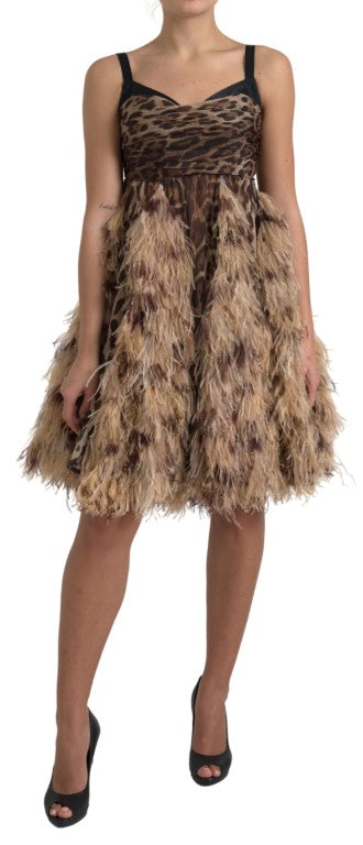 Robe Dolce & Gabbana sans manches brune Dolce & Gabbana