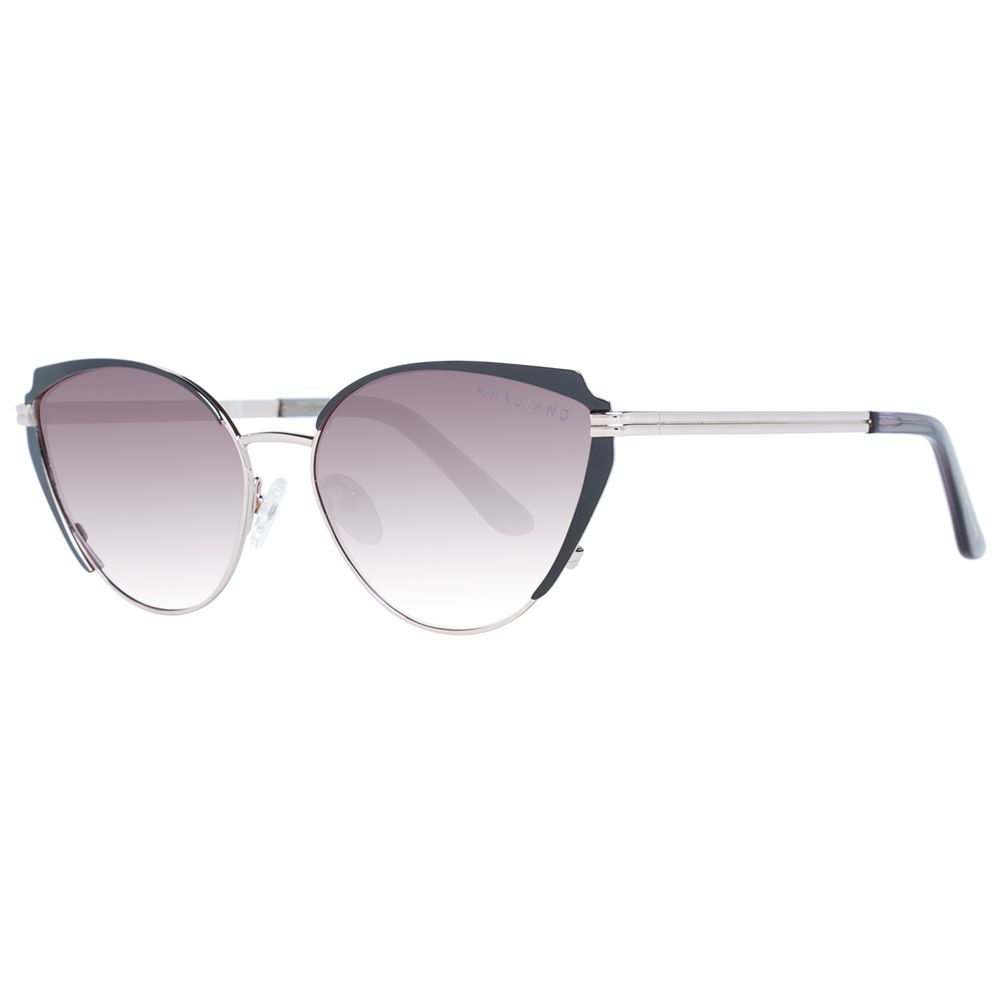 Lunettes de soleil multicolores marron