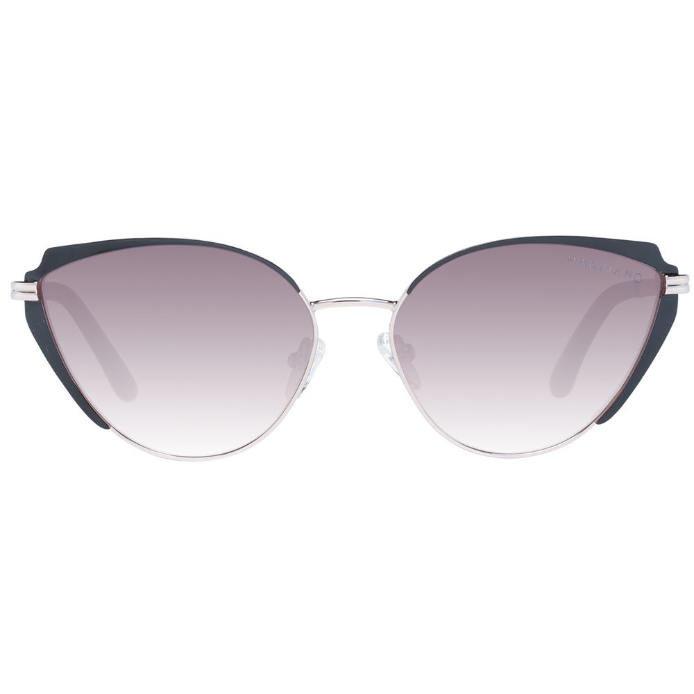 Lunettes de soleil multicolores marron