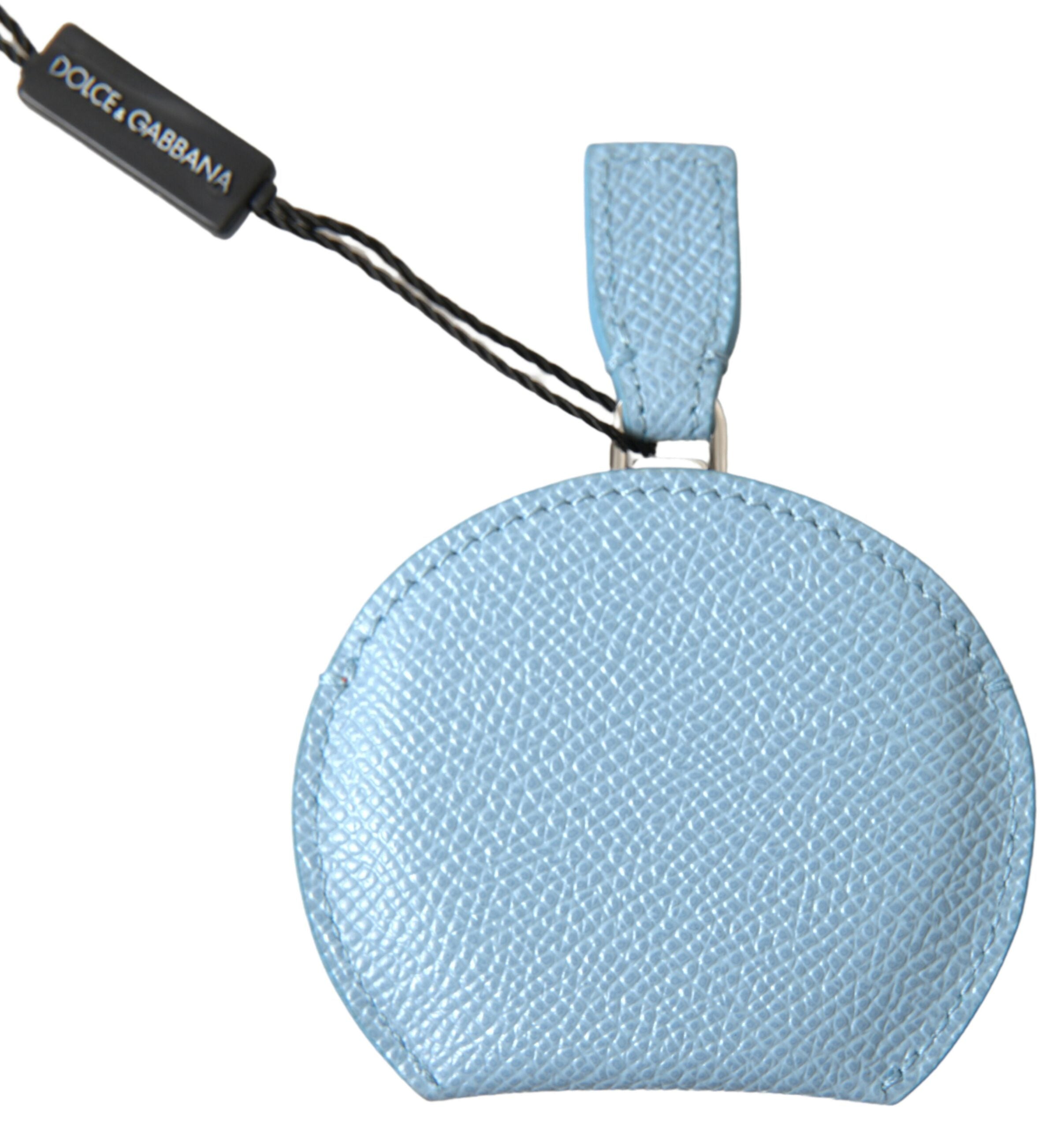 Miroir Dolce & Gabbana cuir bleu clair