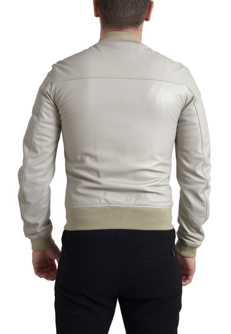 Blouson DOLCE & GABBANA bomber crème