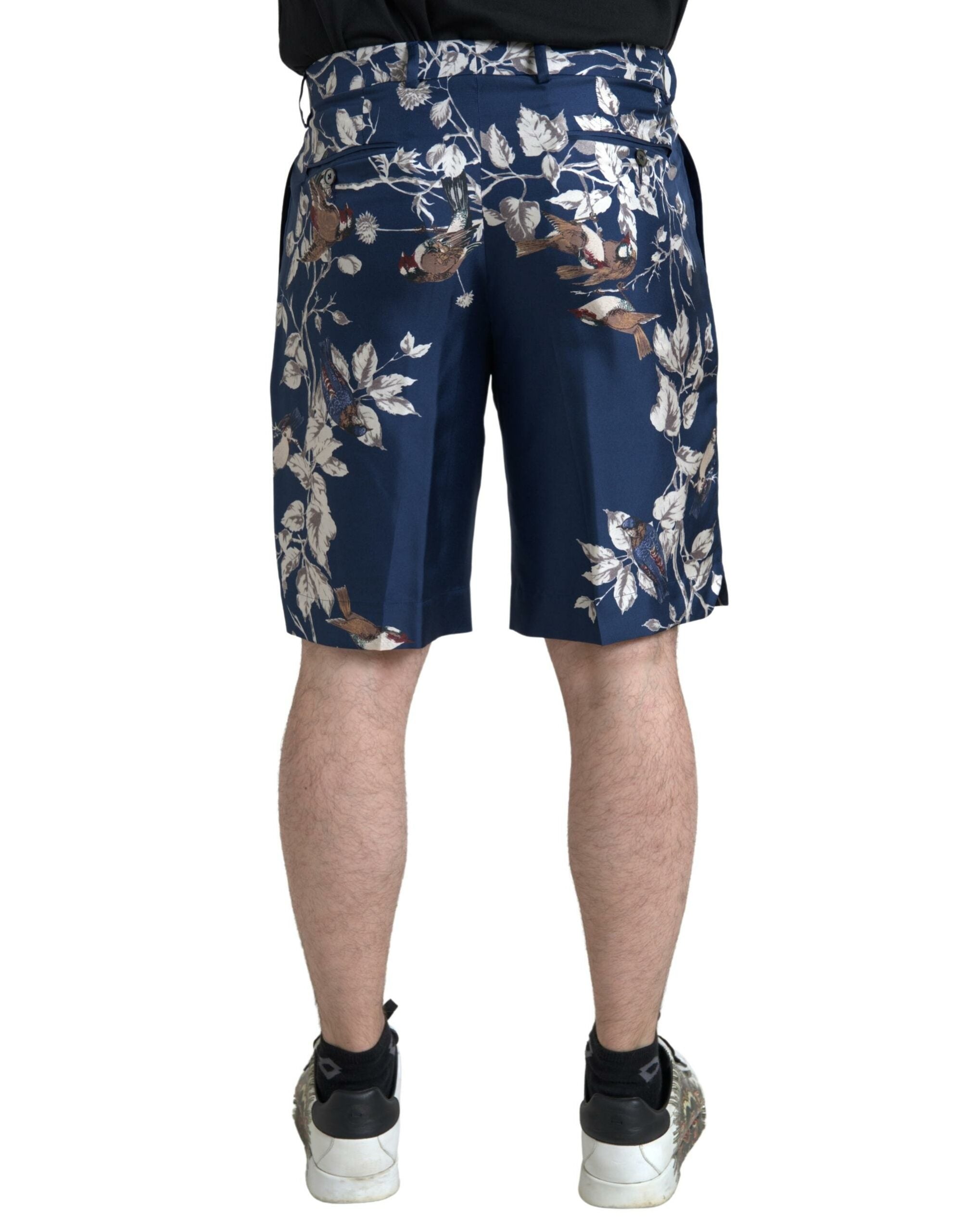 Shorts Dolce & Gabbana bleus fleuris
