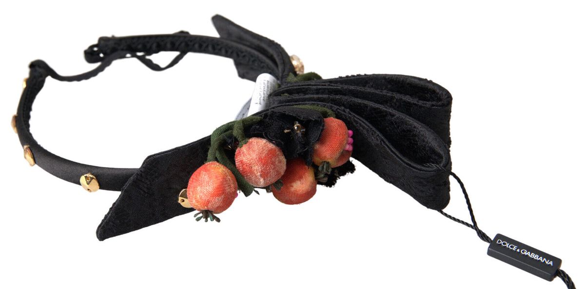 Diadème Dolce & Gabbana multicolore noir