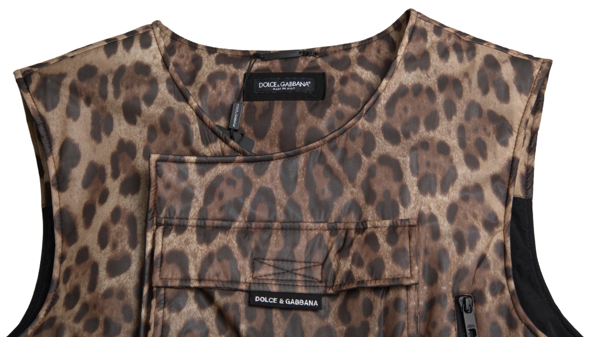 Veste Dolce & Gabbana imprimé léopard marron