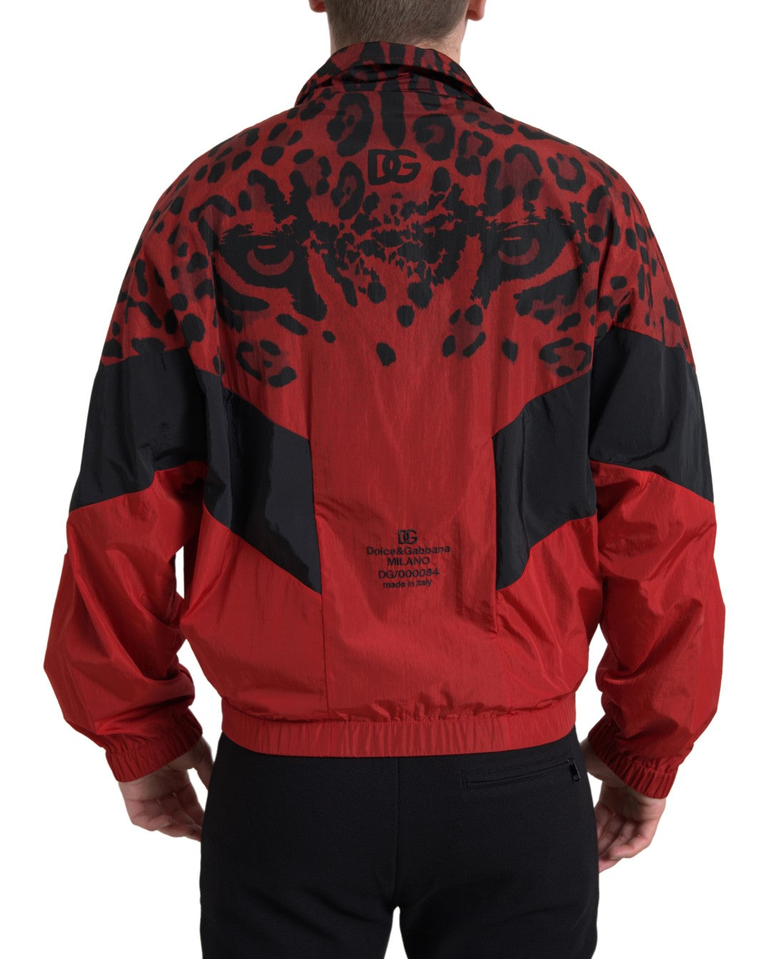 Sweater Dolce & Gabbana rouge léopard