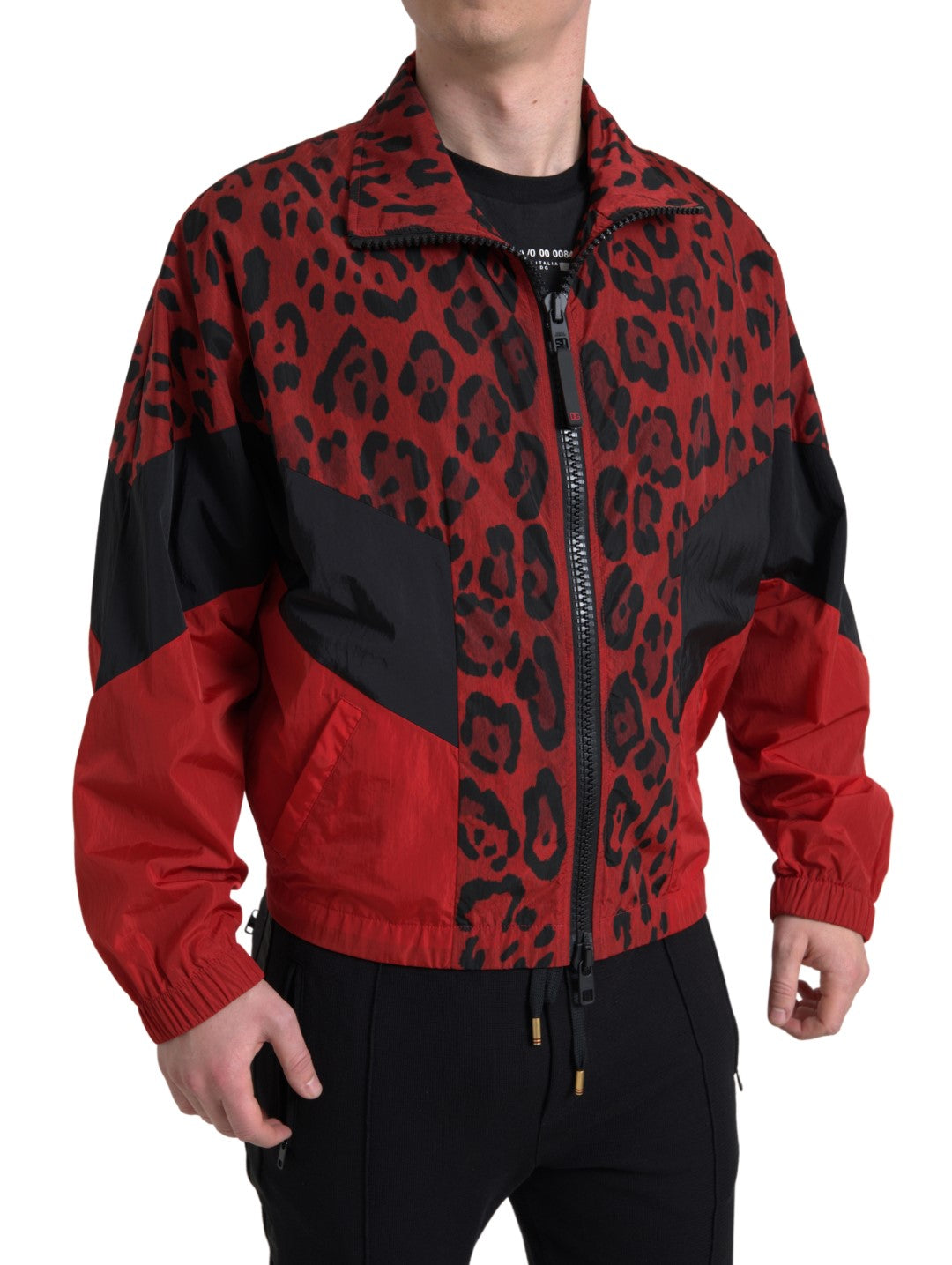 Sweater Dolce & Gabbana rouge léopard
