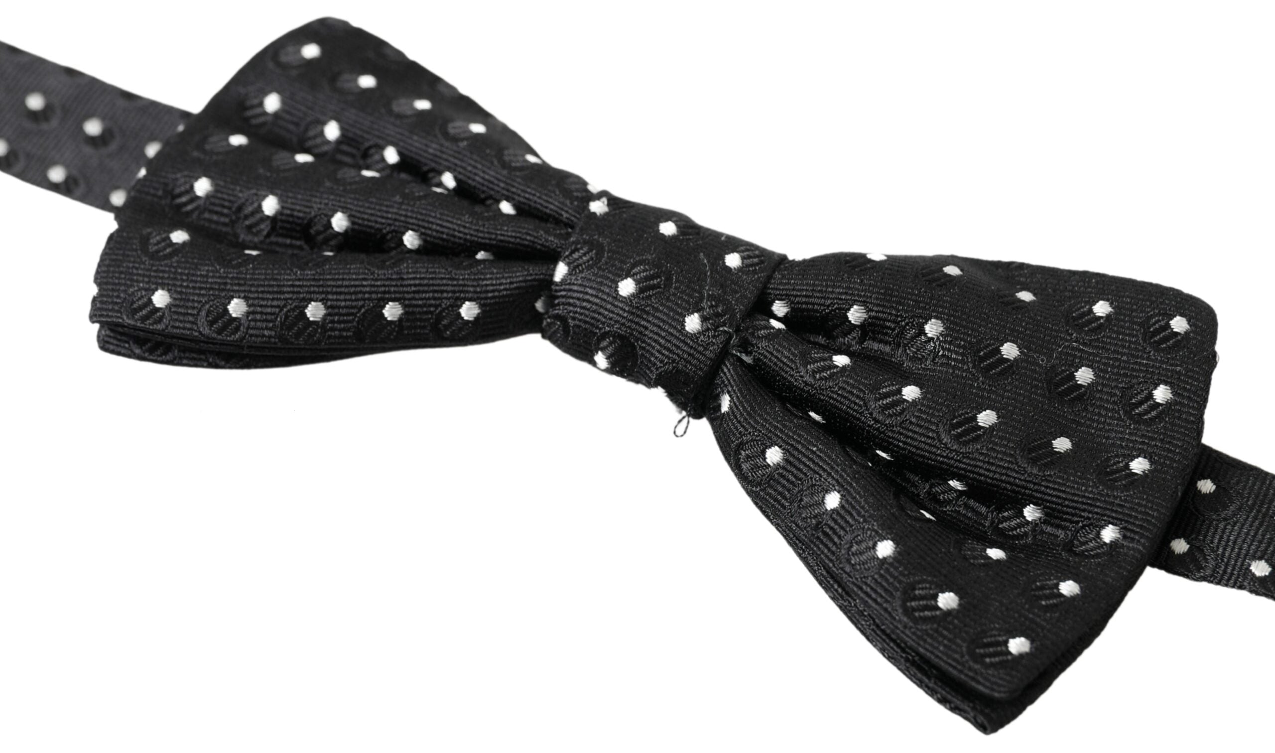Nœud papillon Dolce & Gabbana noir à pois