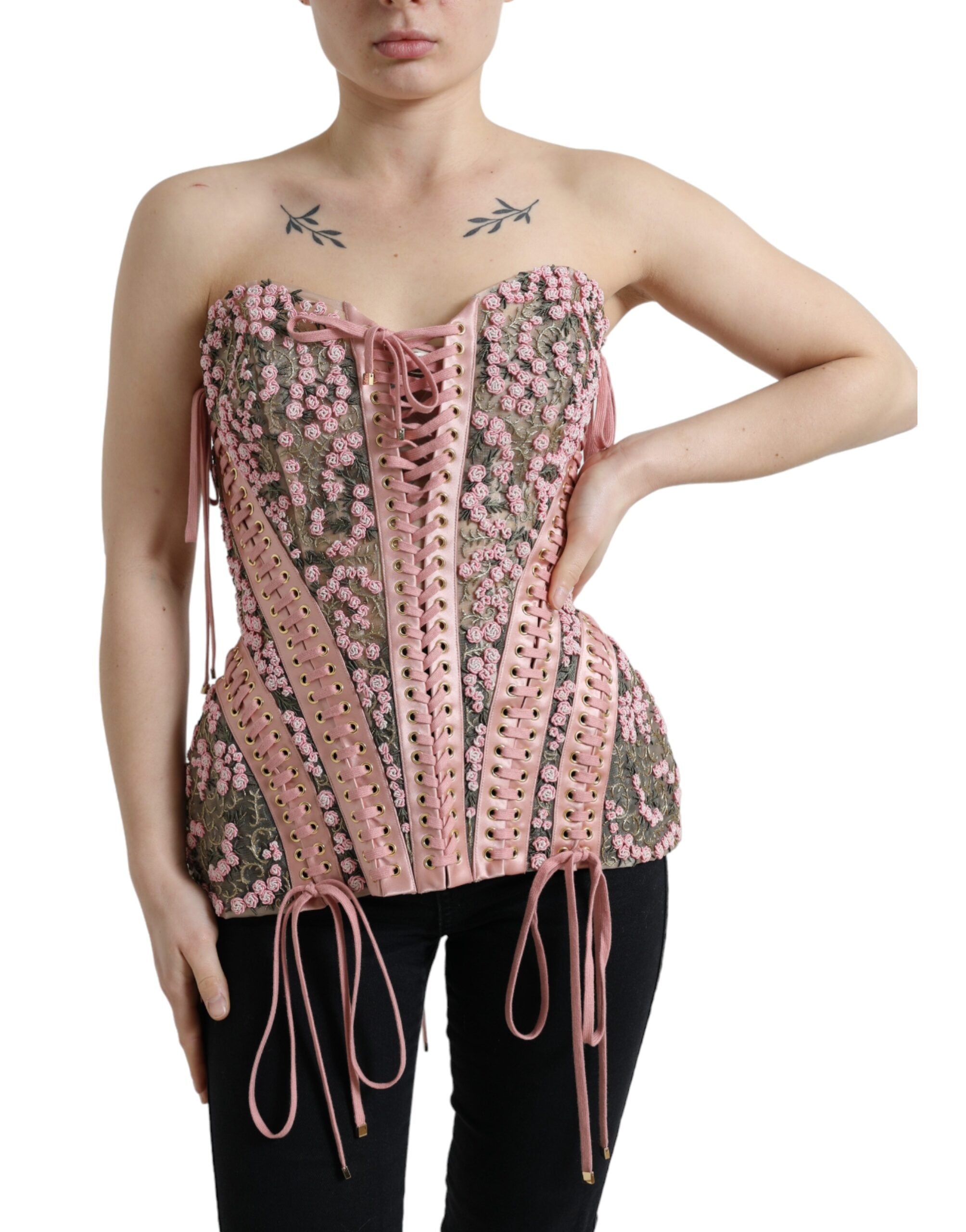 Corset Dolce & Gabbana rose