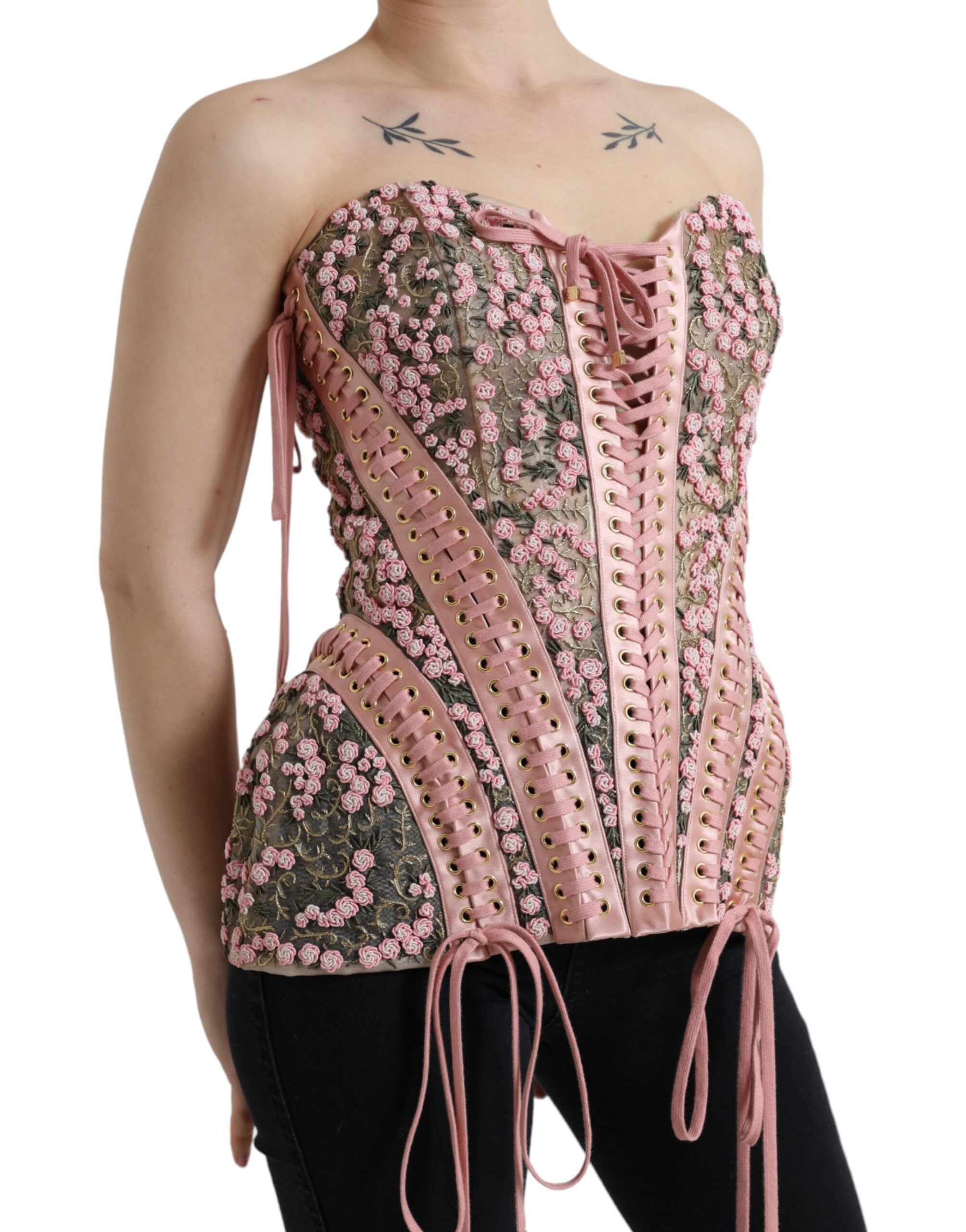 Corset Dolce & Gabbana rose