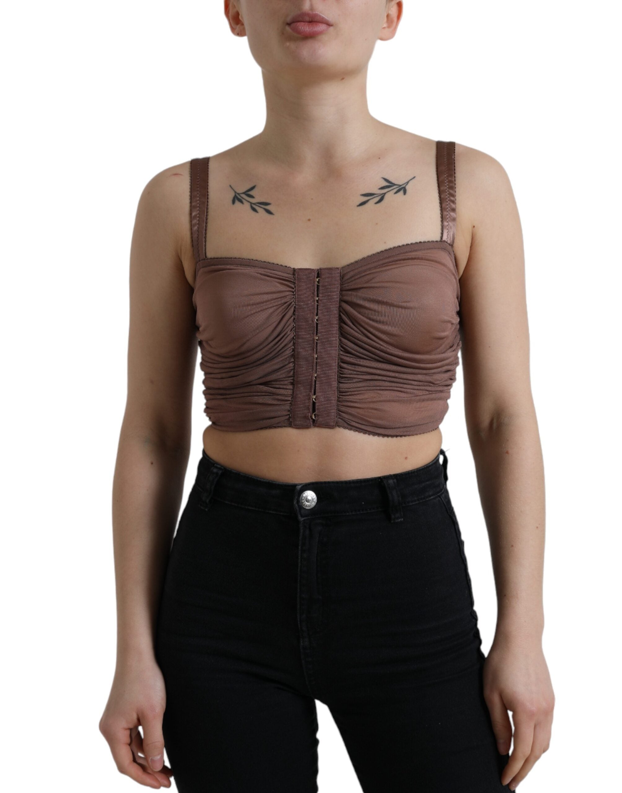Top Dolce & Gabbana marron