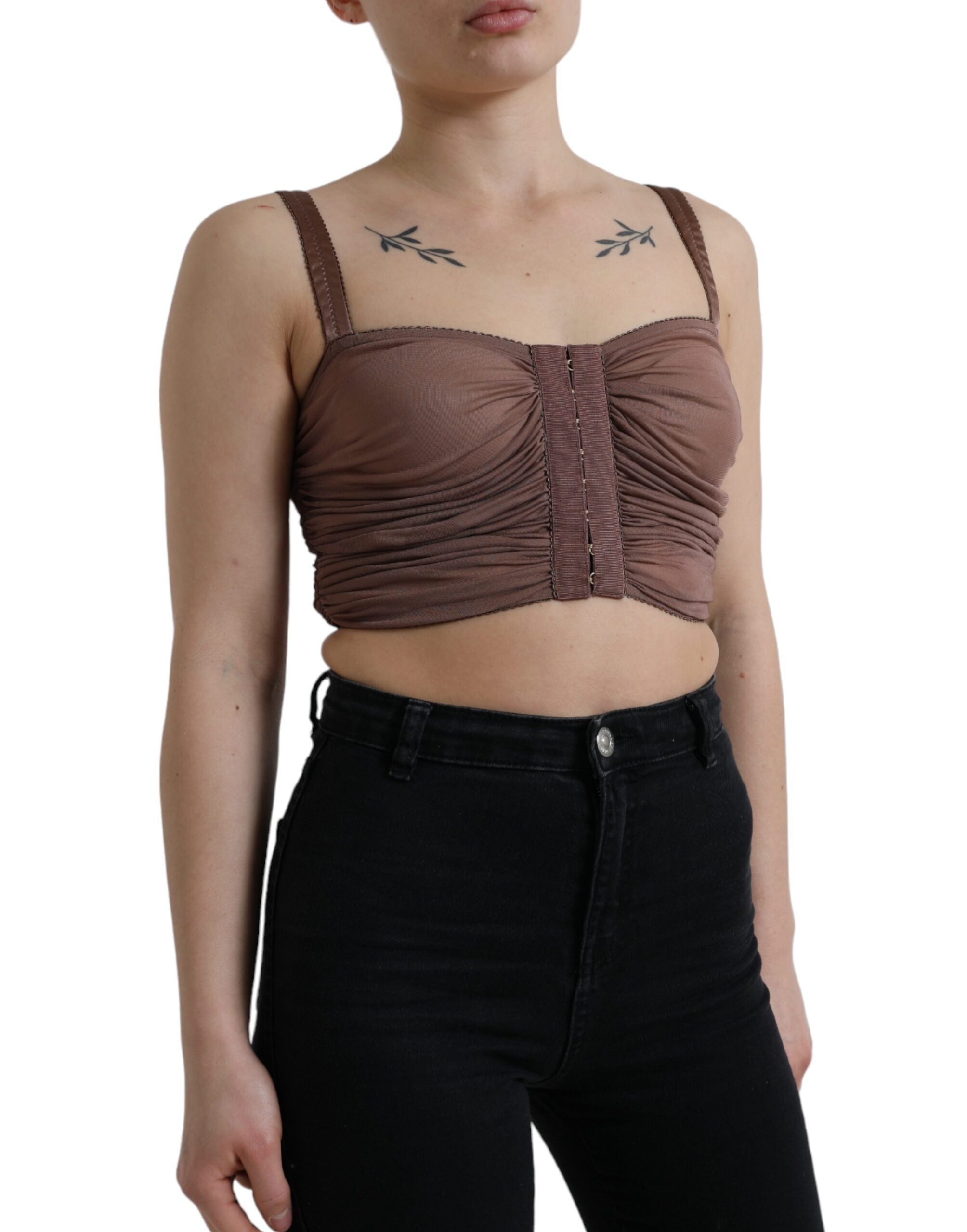 Top Dolce & Gabbana marron