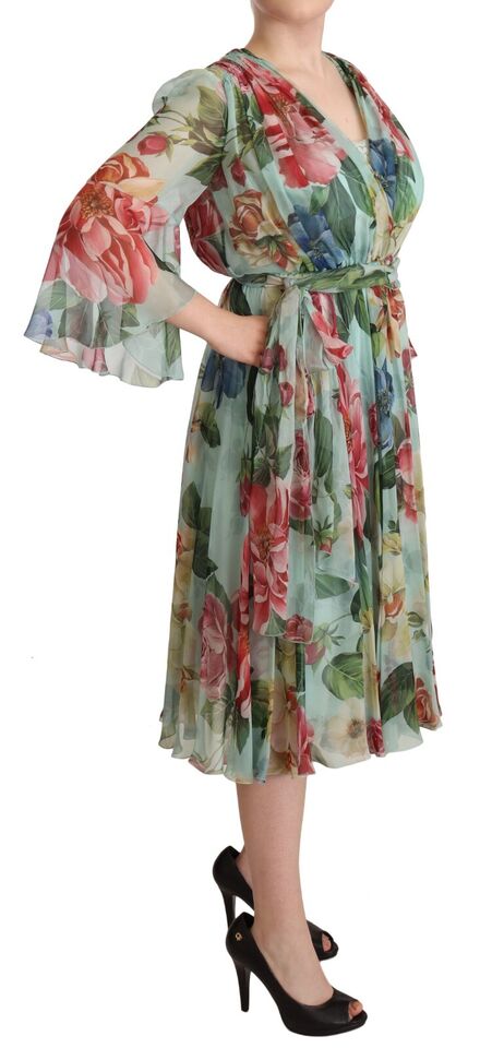 Robe midi Dolce & Gabbana verte Dolce & Gabbana