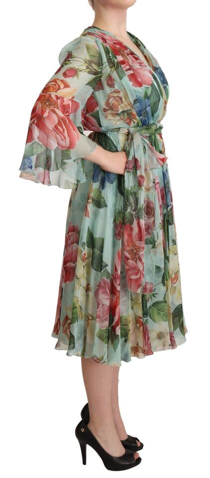 Robe midi Dolce & Gabbana verte Dolce & Gabbana