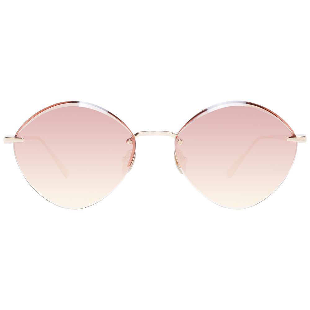 Lunettes de soleil Gold ovales dorées