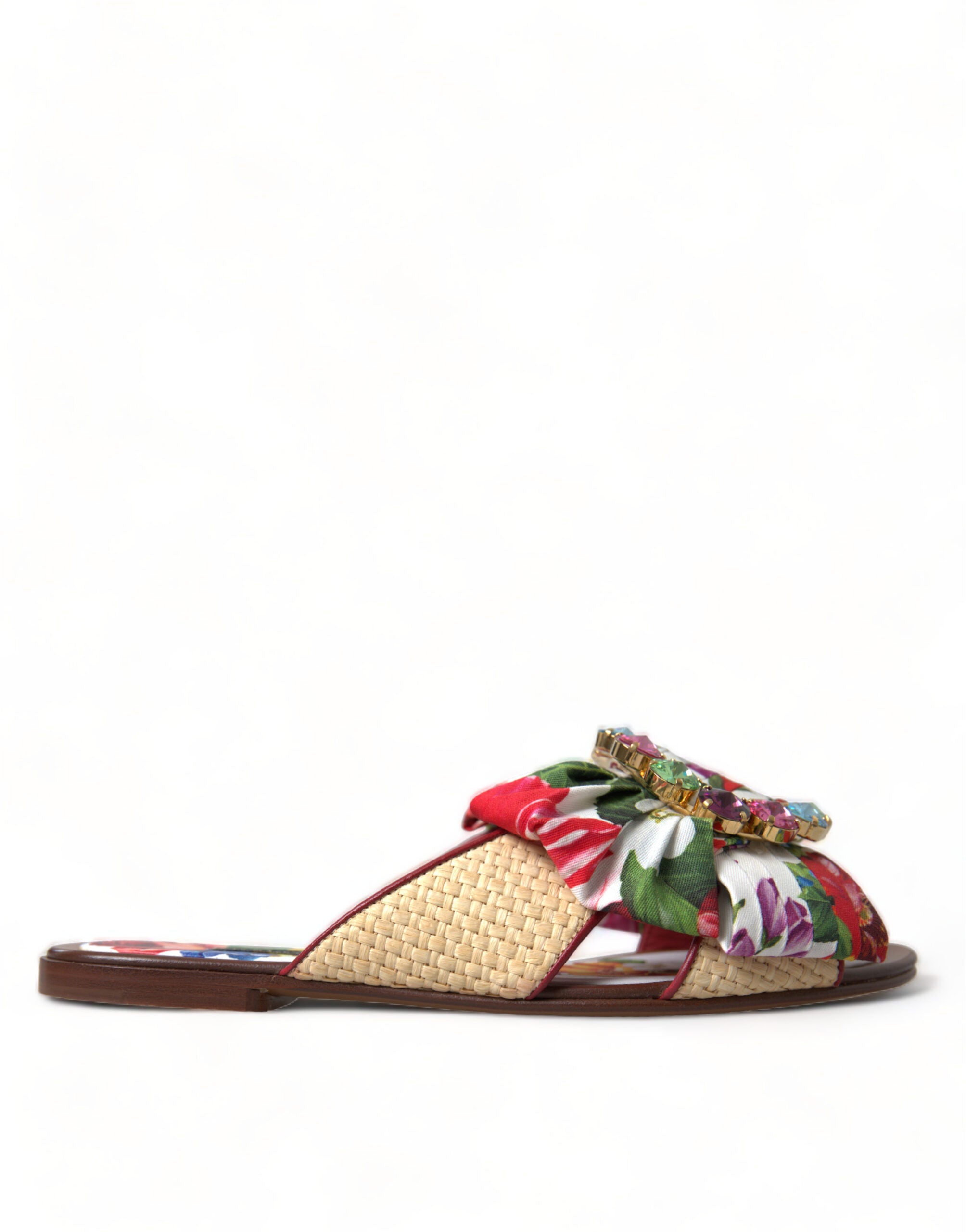 Sandales Dolce & Gabbana florales multicolores