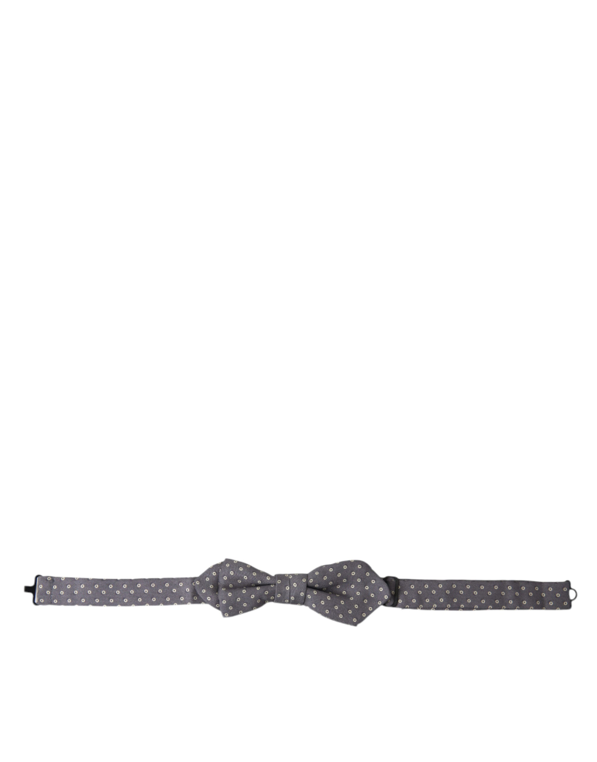 Nœud papillon Dolce & Gabbana gris à pois