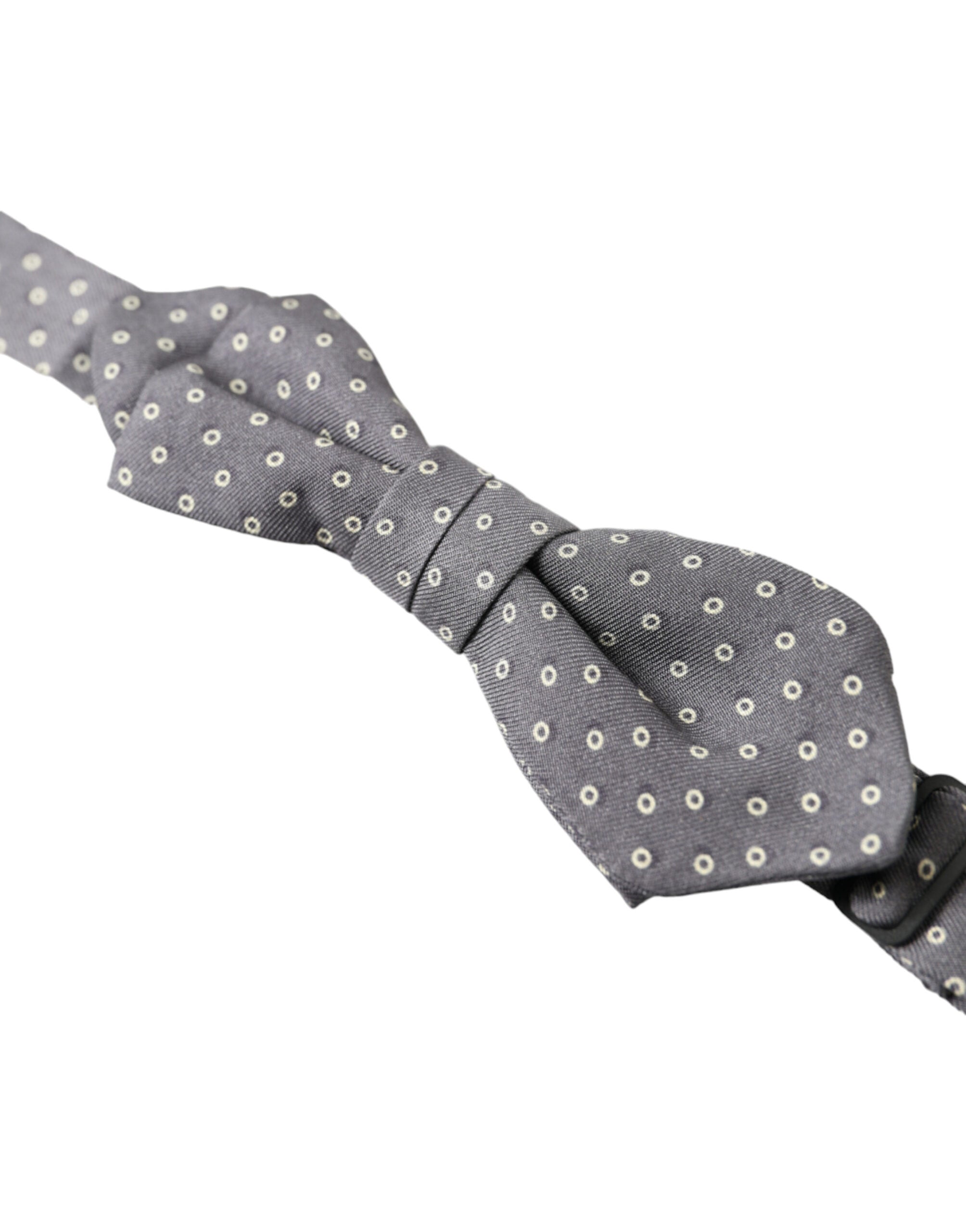Nœud papillon Dolce & Gabbana gris à pois