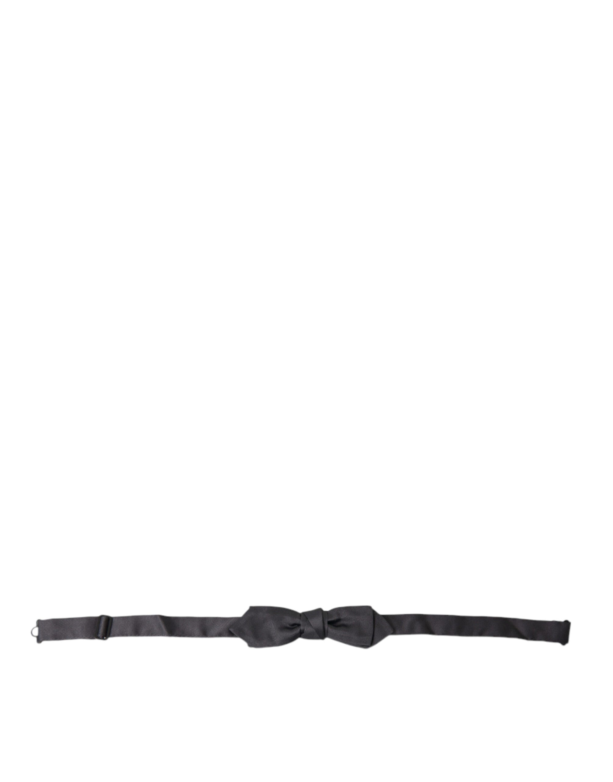 Nœud papillon Dolce & Gabbana gris anthracite