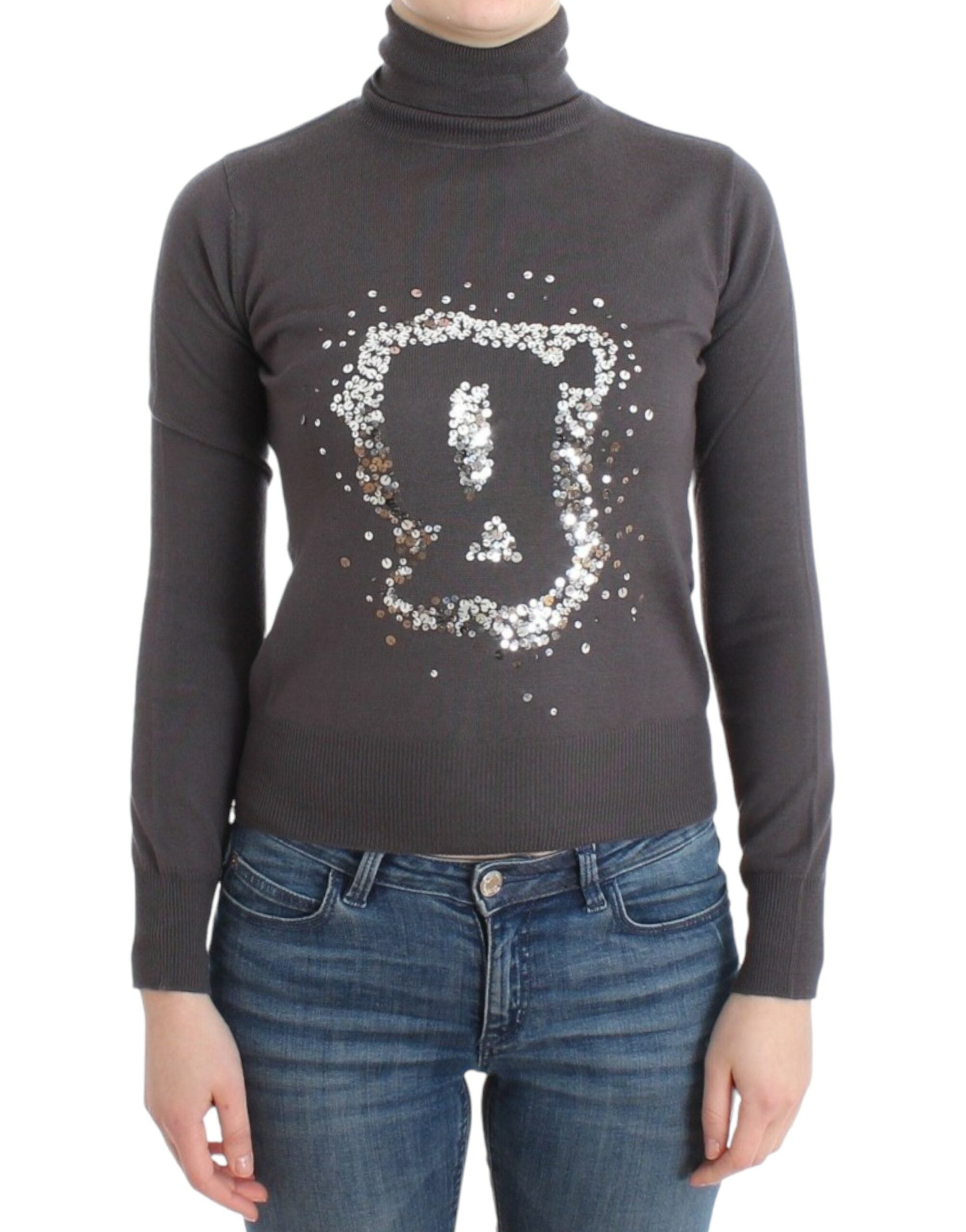 Pull John Galliano turtleneck marron