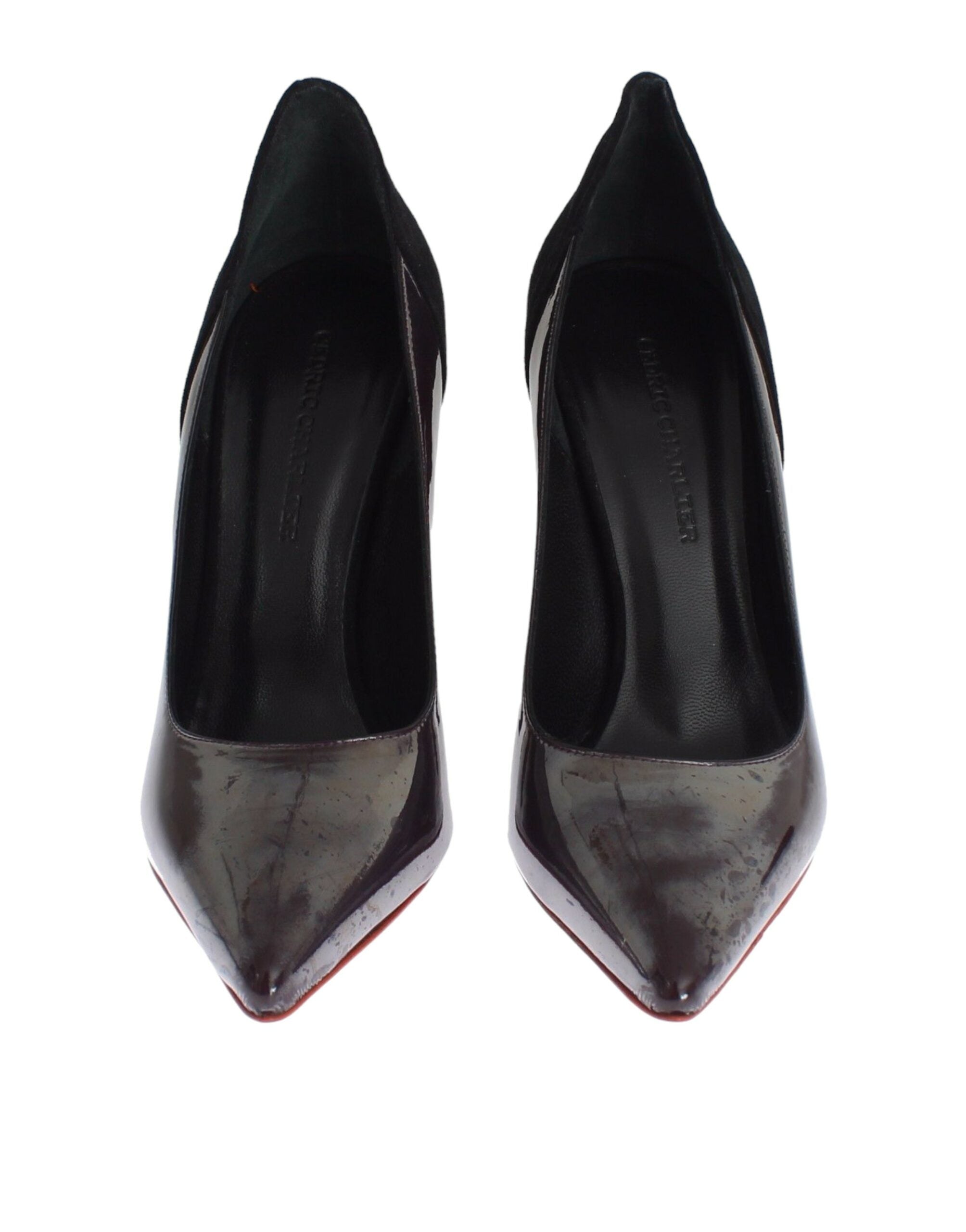 Pumps Cedric Charlier gris et noir