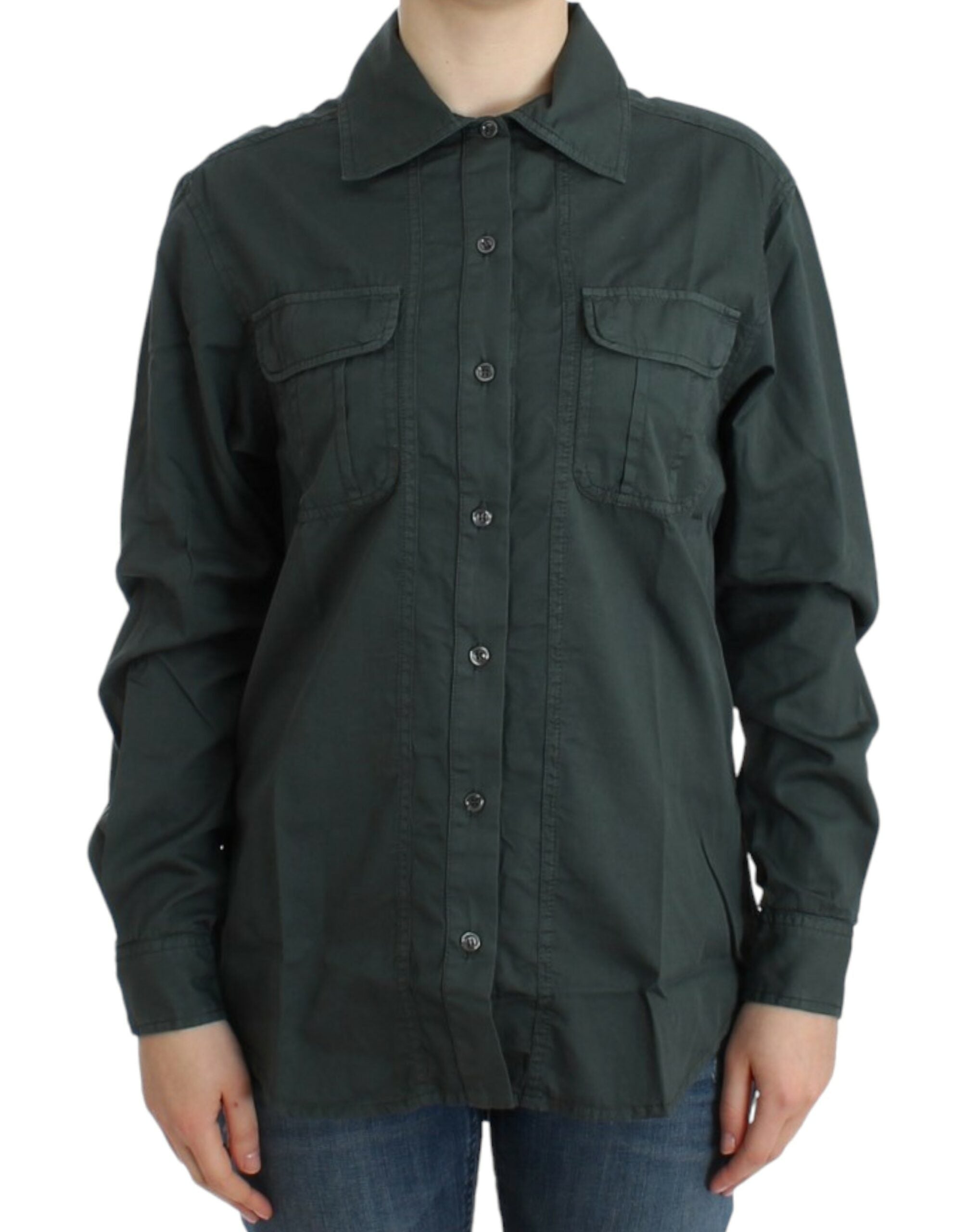 Chemise Just Cavalli slim grise