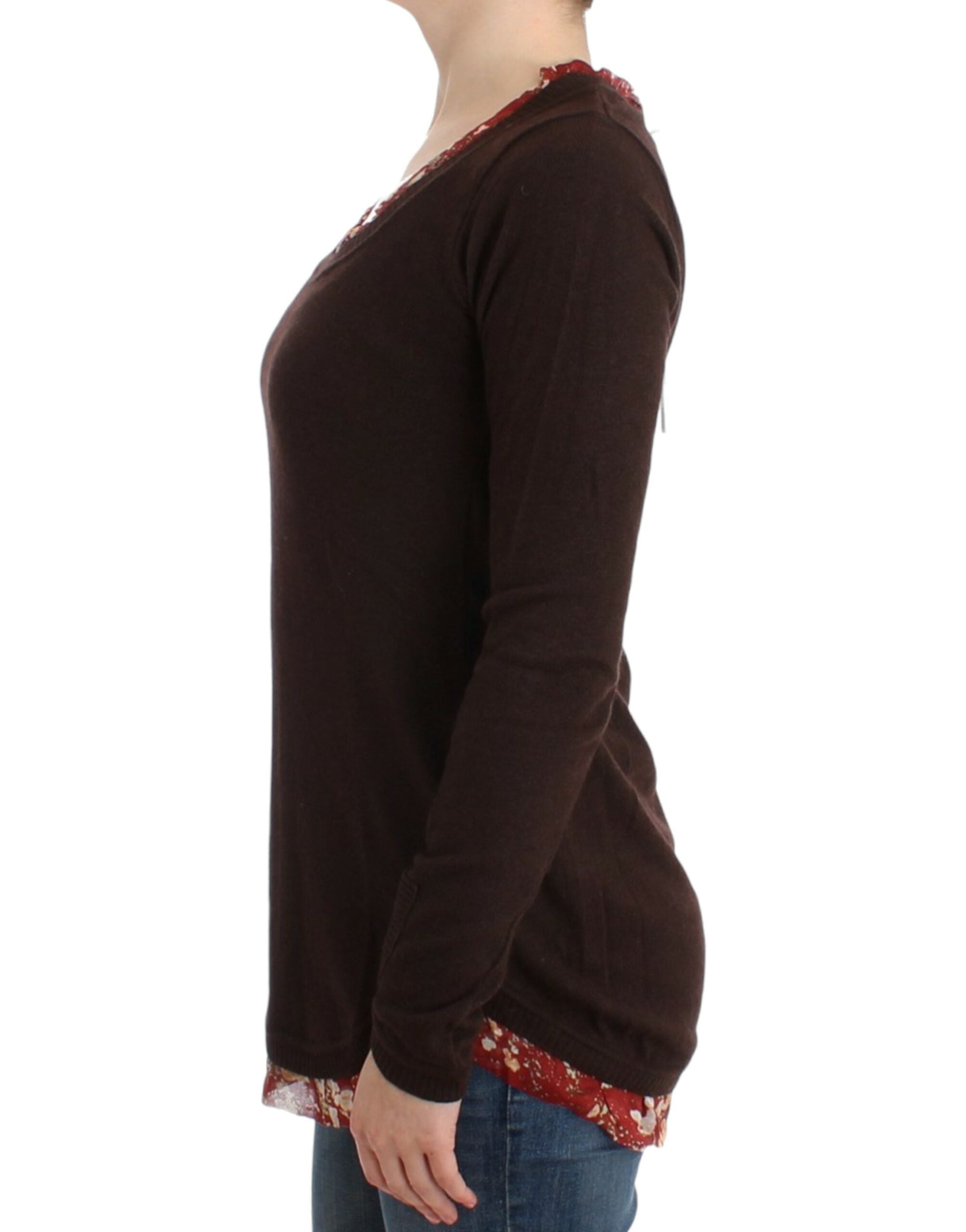 Pull Just Cavalli Crewneck marron