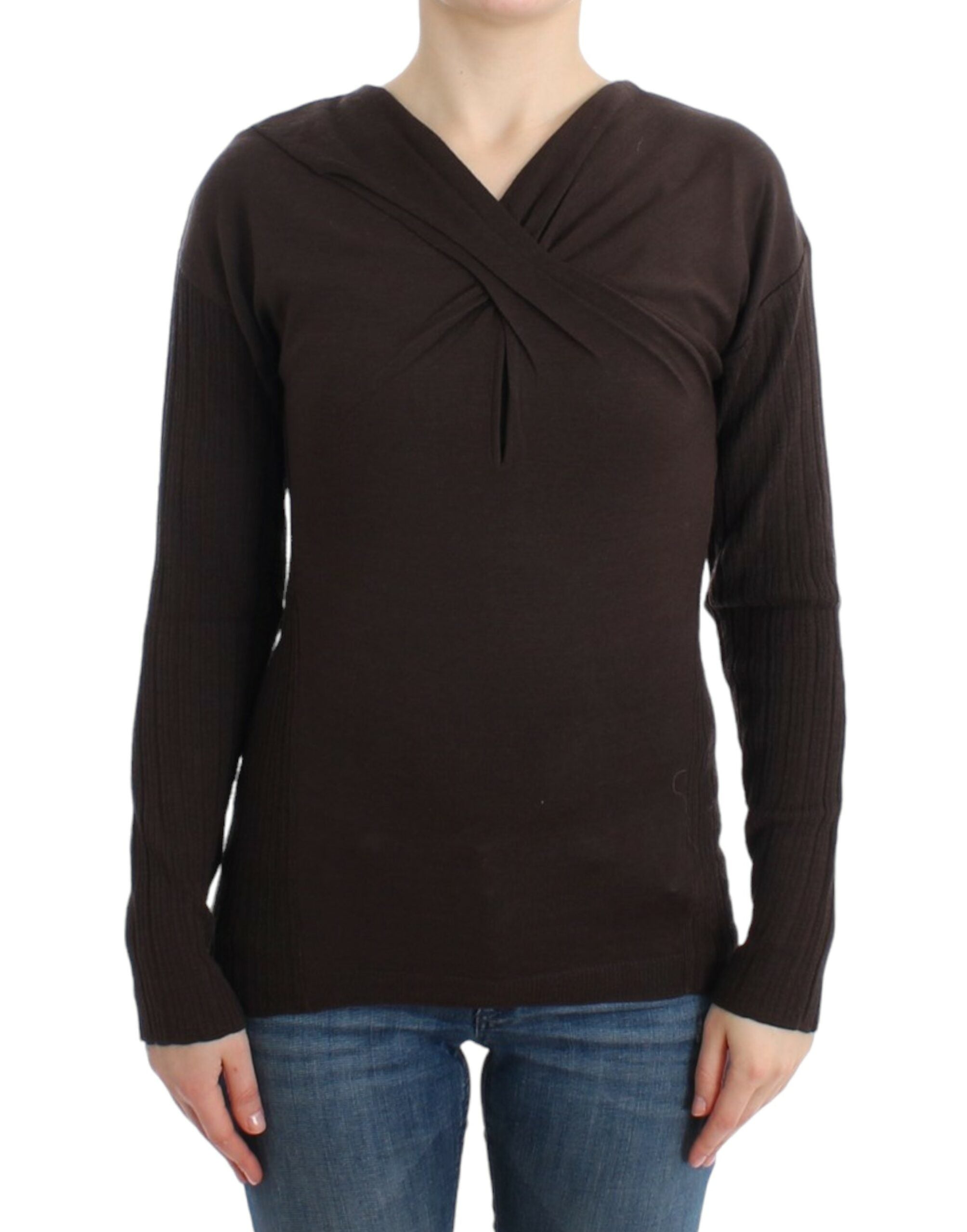 Pull Class Roberto Cavalli Keyhole marron