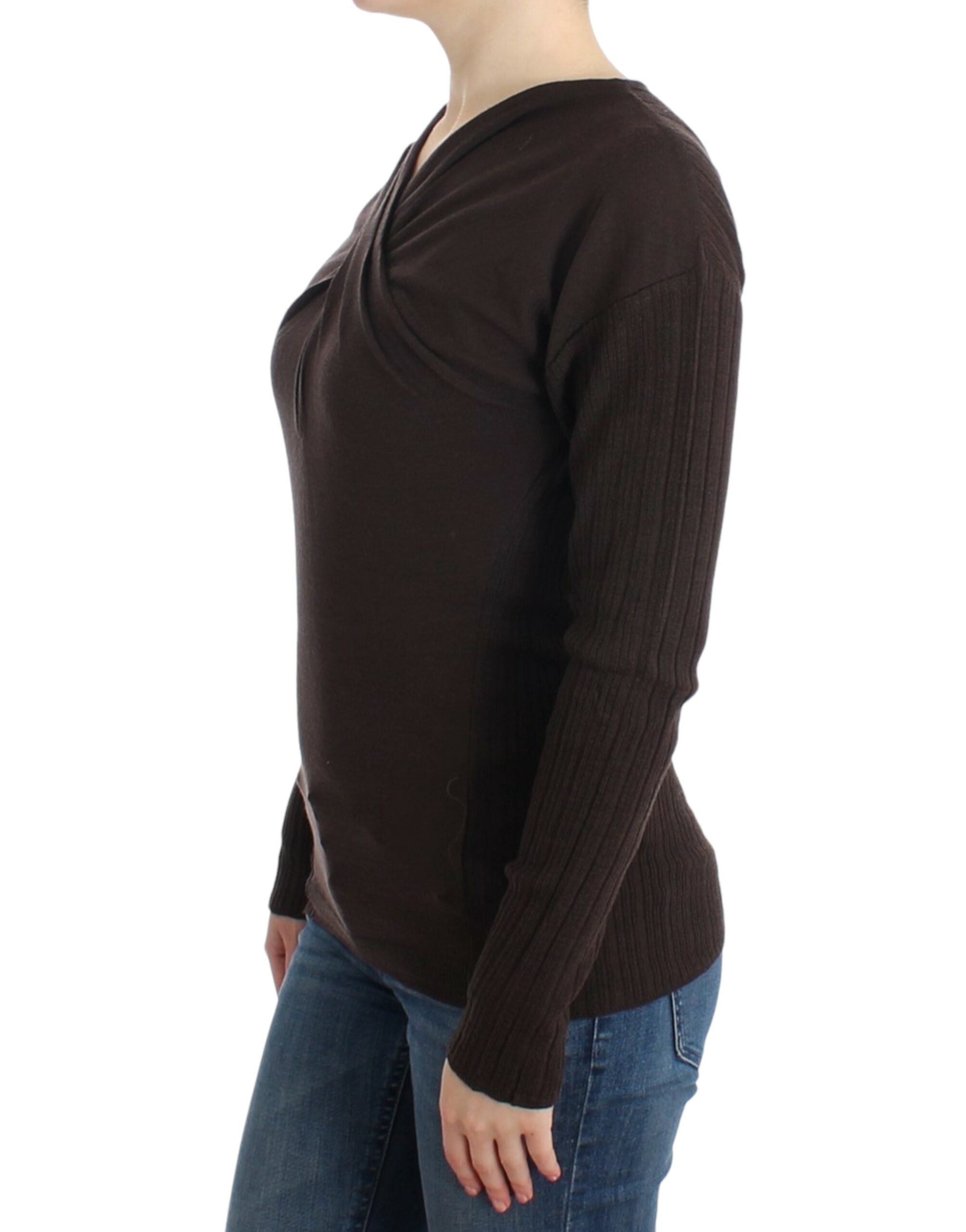 Pull Class Roberto Cavalli Keyhole marron