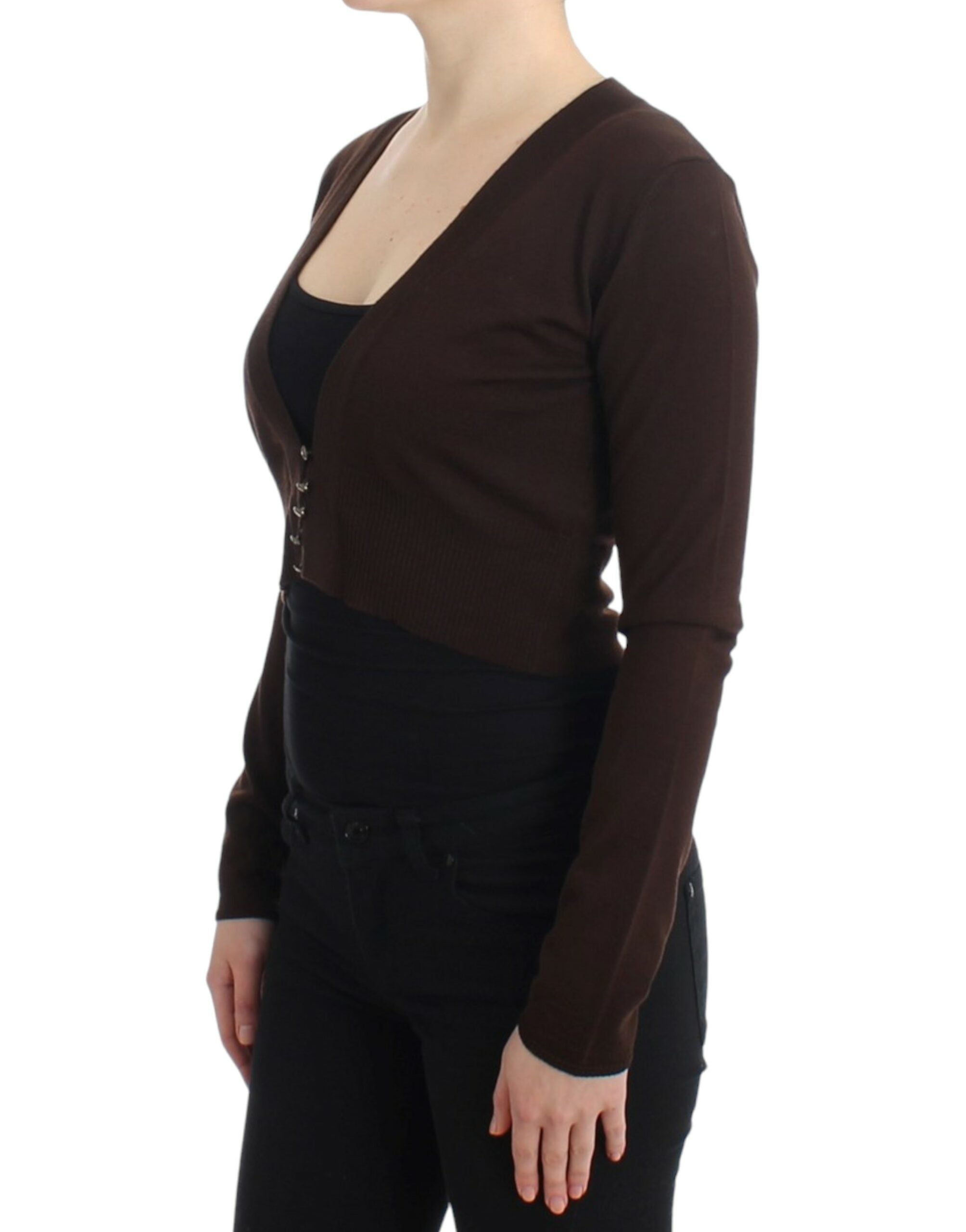 Cardigan Class Roberto Cavalli brun