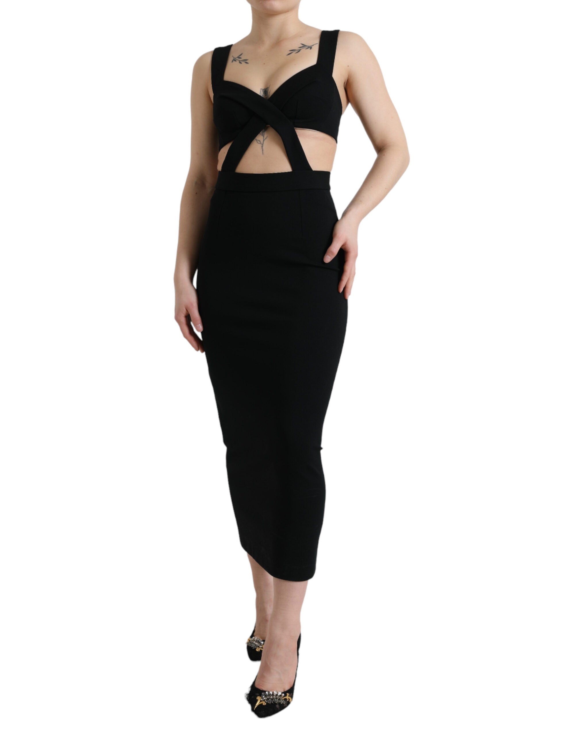 Robe Dolce & Gabbana bodycon noire Dolce & Gabbana