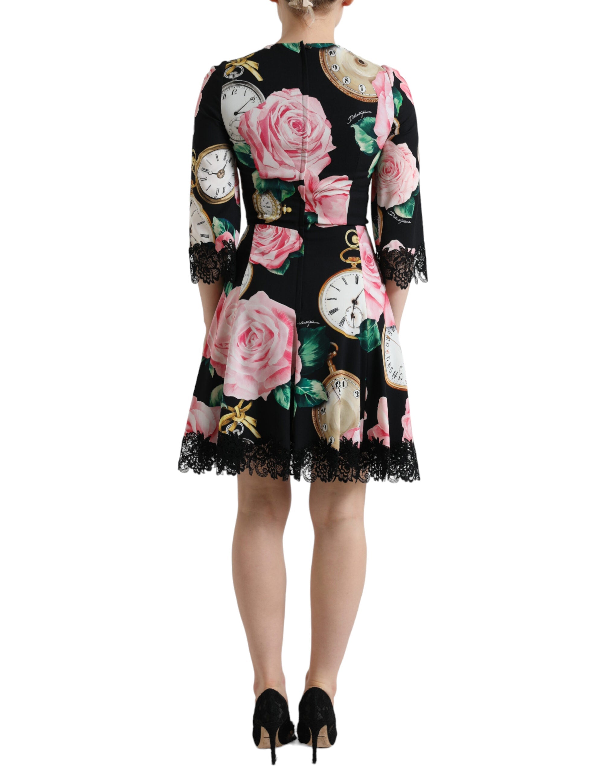 Robe Dolce & Gabbana A-line noire Dolce & Gabbana