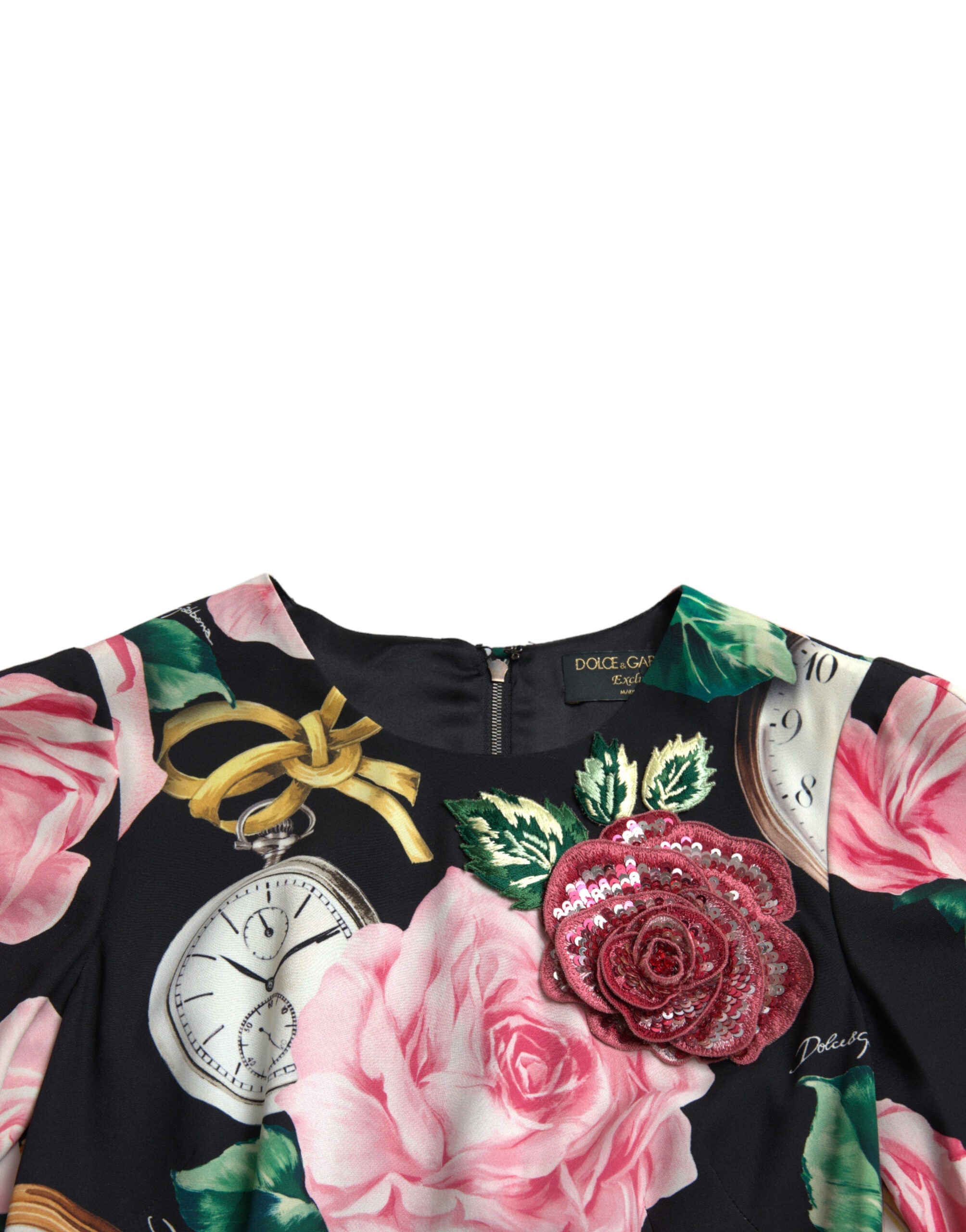 Robe Dolce & Gabbana A-line noire Dolce & Gabbana